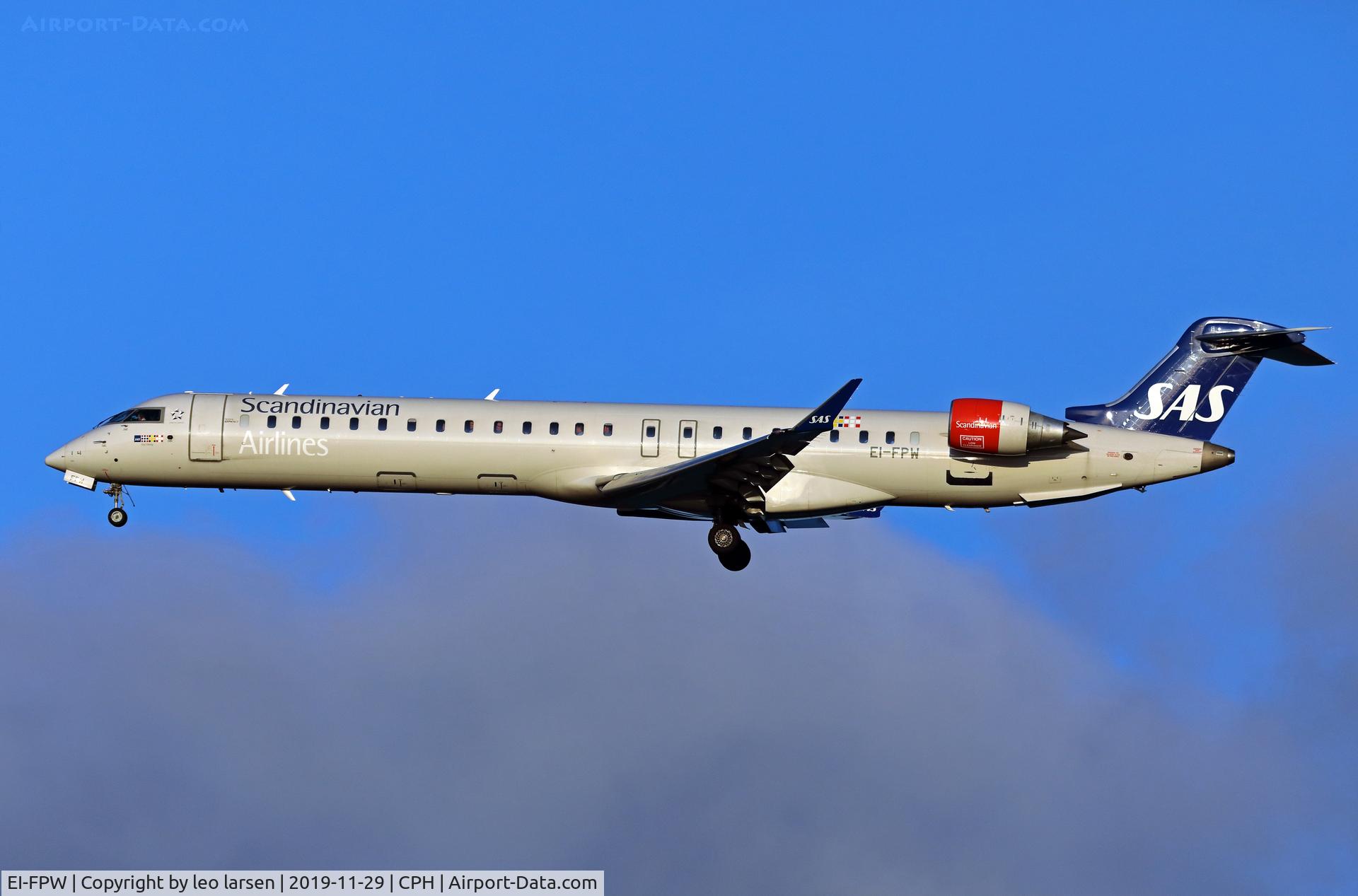 EI-FPW, 2018 Bombardier CRJ-900 (CL-600-2D24) C/N 15443, Copenhagen 29.11.2019