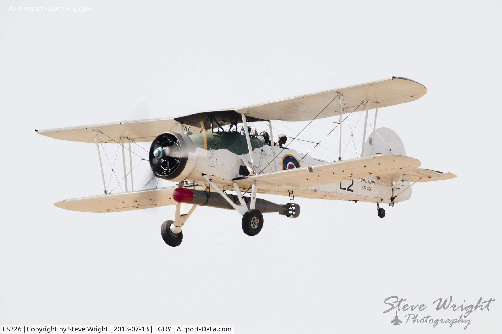 LS326, 1943 Fairey Swordfish Mk.II C/N Not found LS326, RNAS Yeovilton Air Day 2013 UK