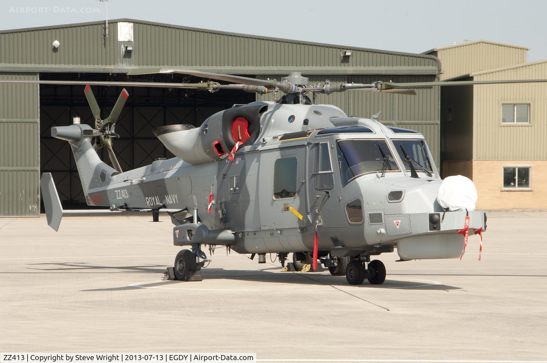 ZZ413, AgustaWestland AW-159 Wildcat HMA.2 C/N 483, RNAS Yeovilton Air Day 2013 UK
