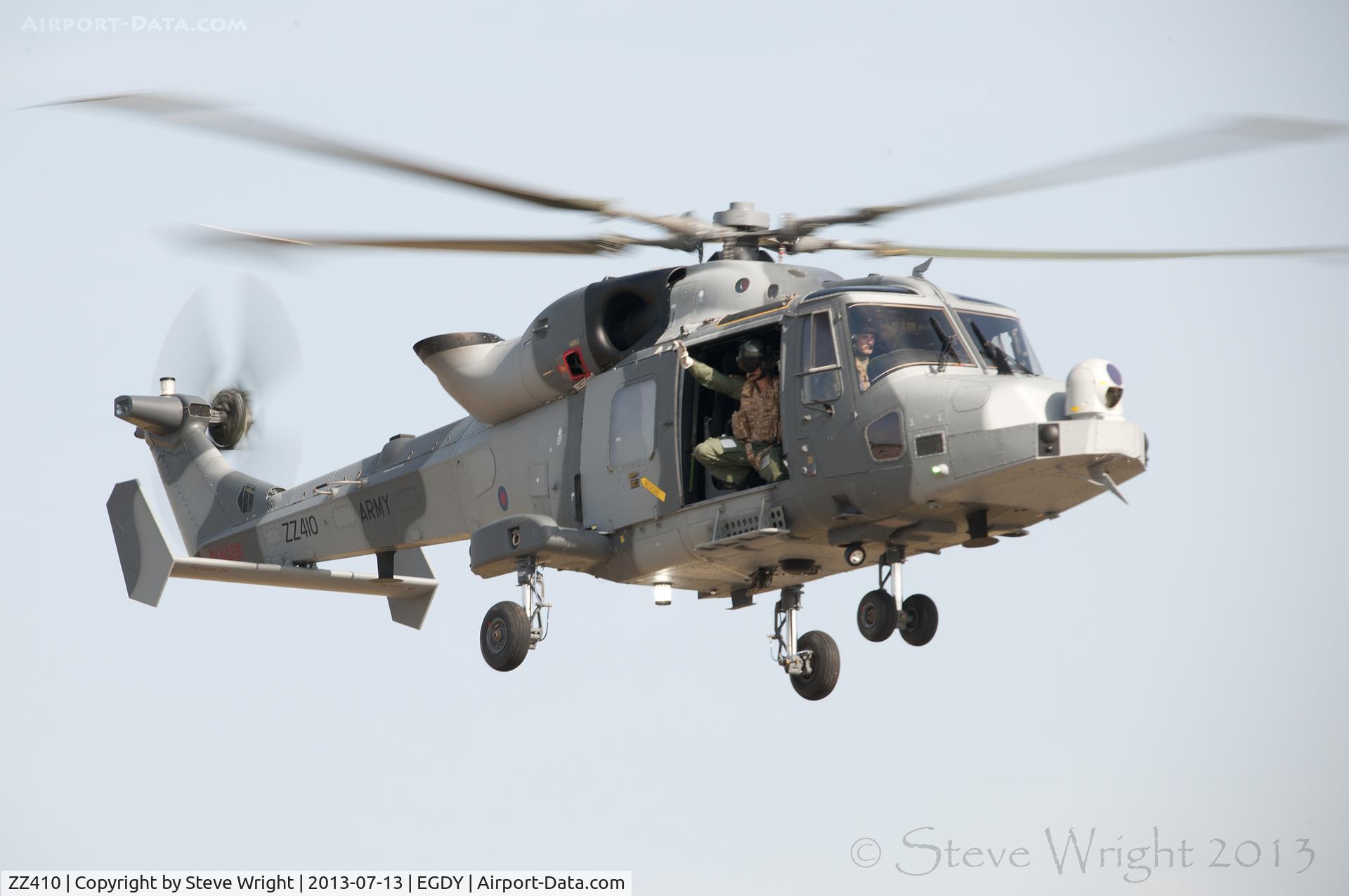 ZZ410, 2012 AgustaWestland AW-159 Wildcat AH.1 C/N 480, RNAS Yeovilton Air Day 2013 UK