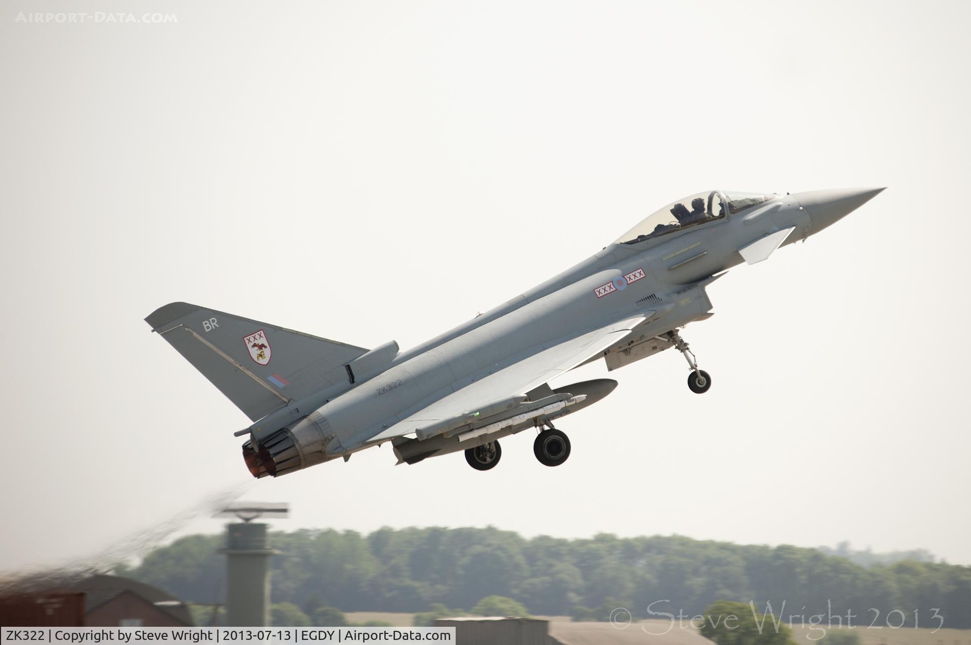ZK322, 2011 Eurofighter EF-2000 Typhoon FGR4 C/N BS083/319, RNAS Yeovilton Air Day 2013 UK