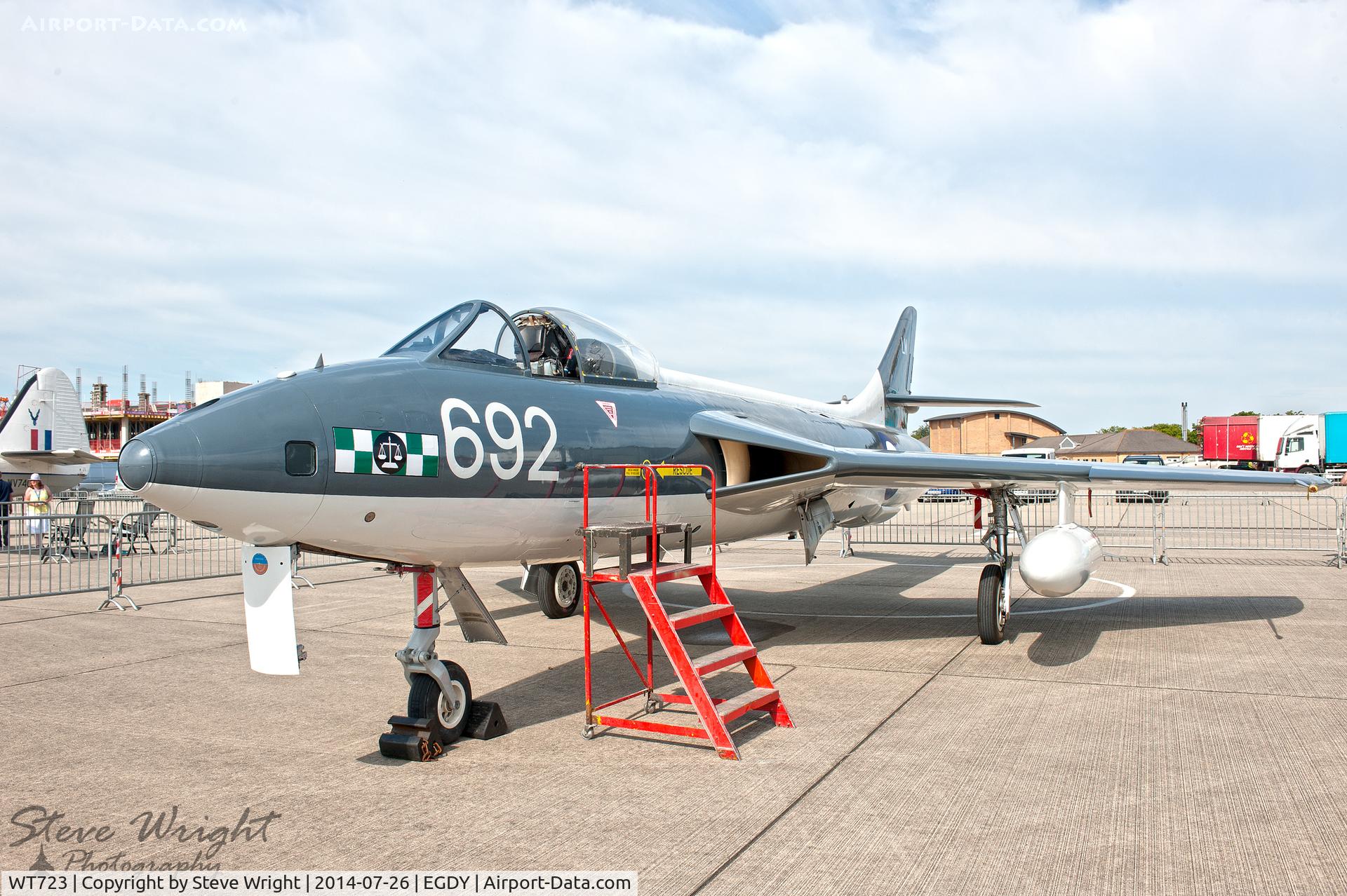WT723, 1955 Hawker Hunter GA.11 C/N 41H-670690, RNAS Yeovilton Air Day 2014 UK