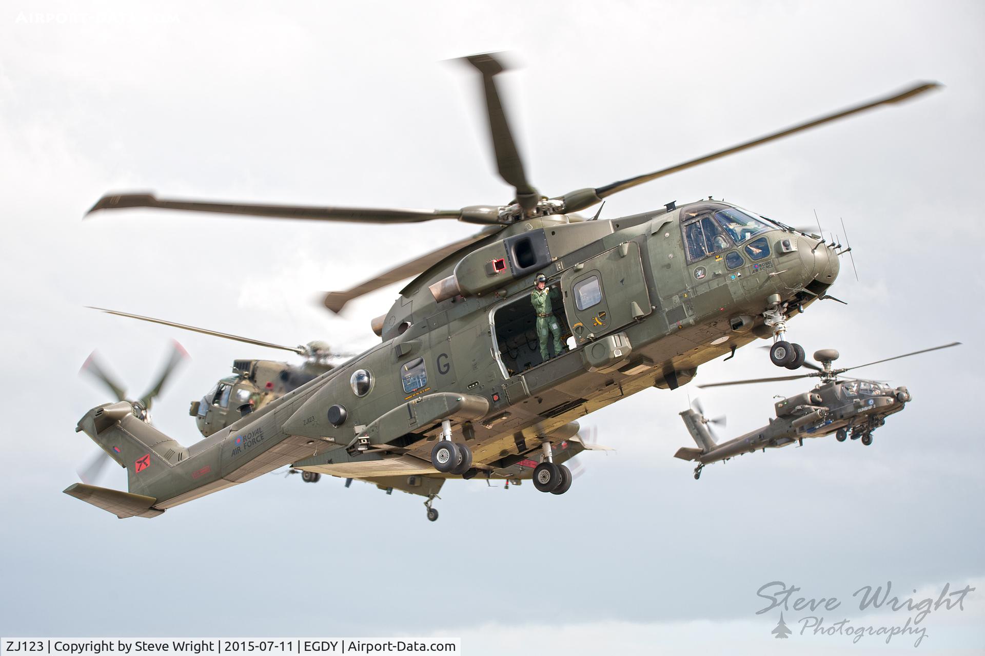 ZJ123, Westland Merlin HC.3 C/N 50129/RAF07, RNAS Yeovilton Air Day 2015 UK