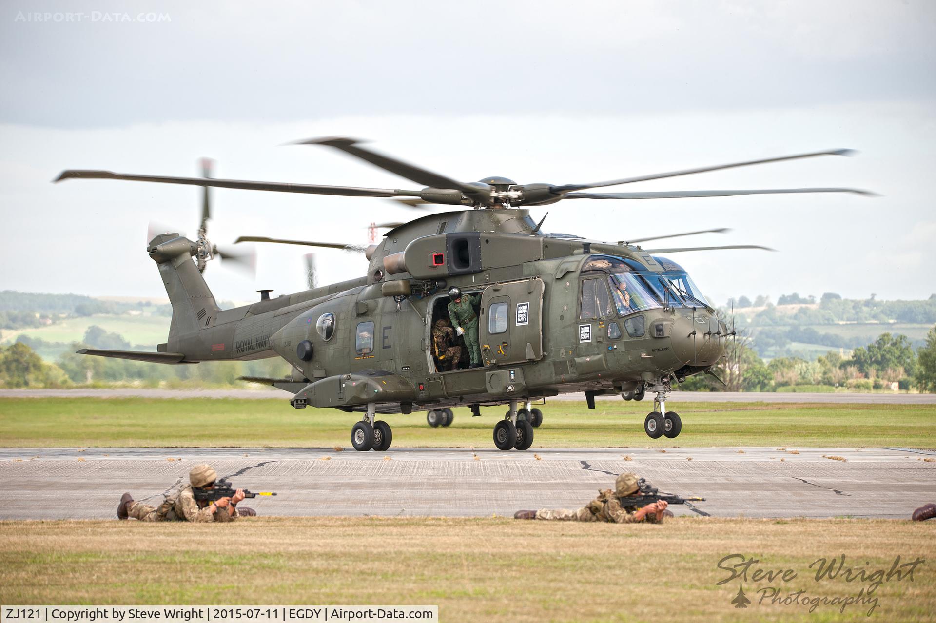 ZJ121, 2000 Agusta/Westland Merlin HC.4 C/N 50099/RAF05, RNAS Yeovilton Air Day 2015 UK