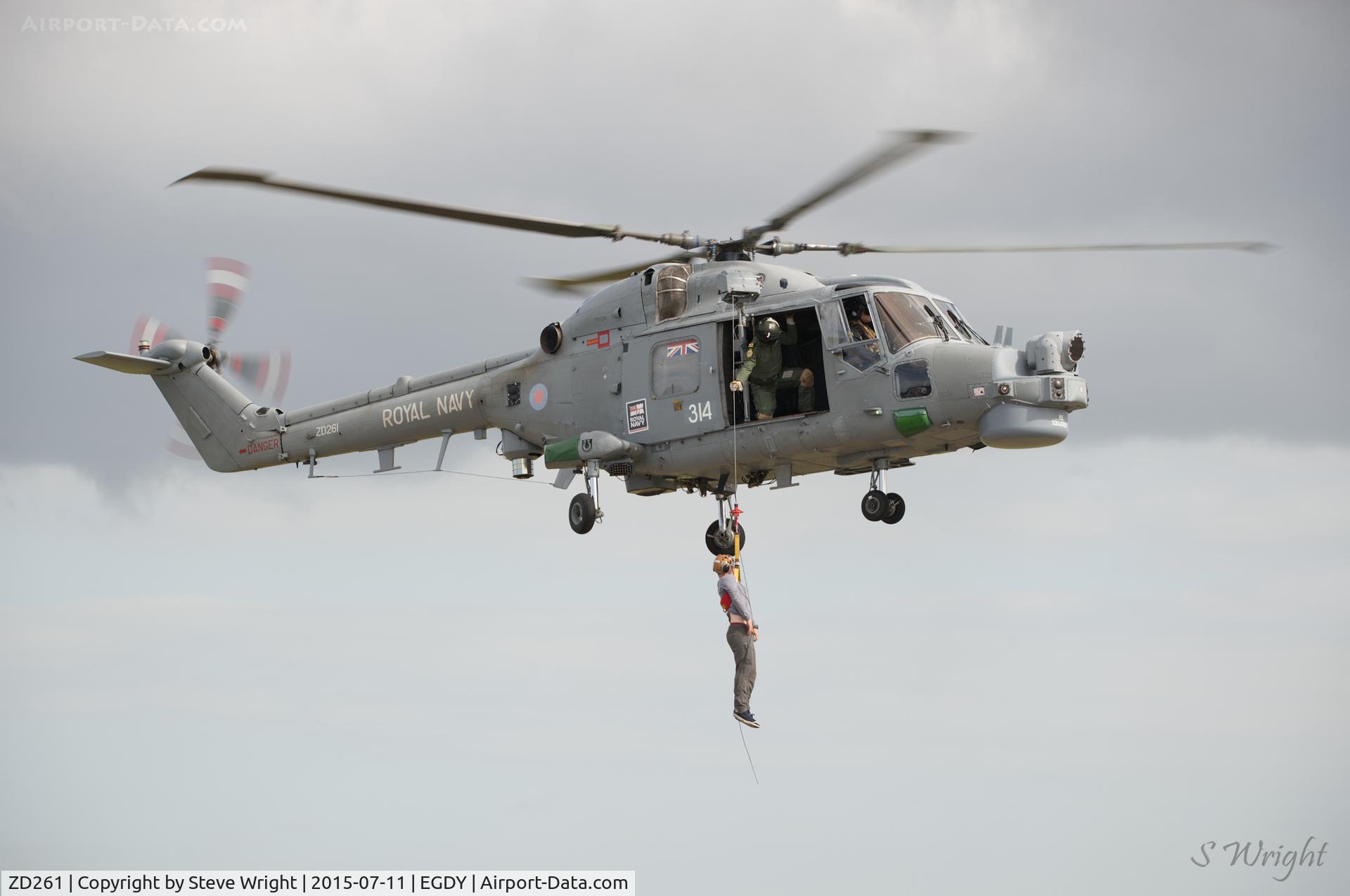 ZD261, 1983 Westland Lynx HMA.8DSP C/N 295, RNAS Yeovilton Air Day 2015 UK