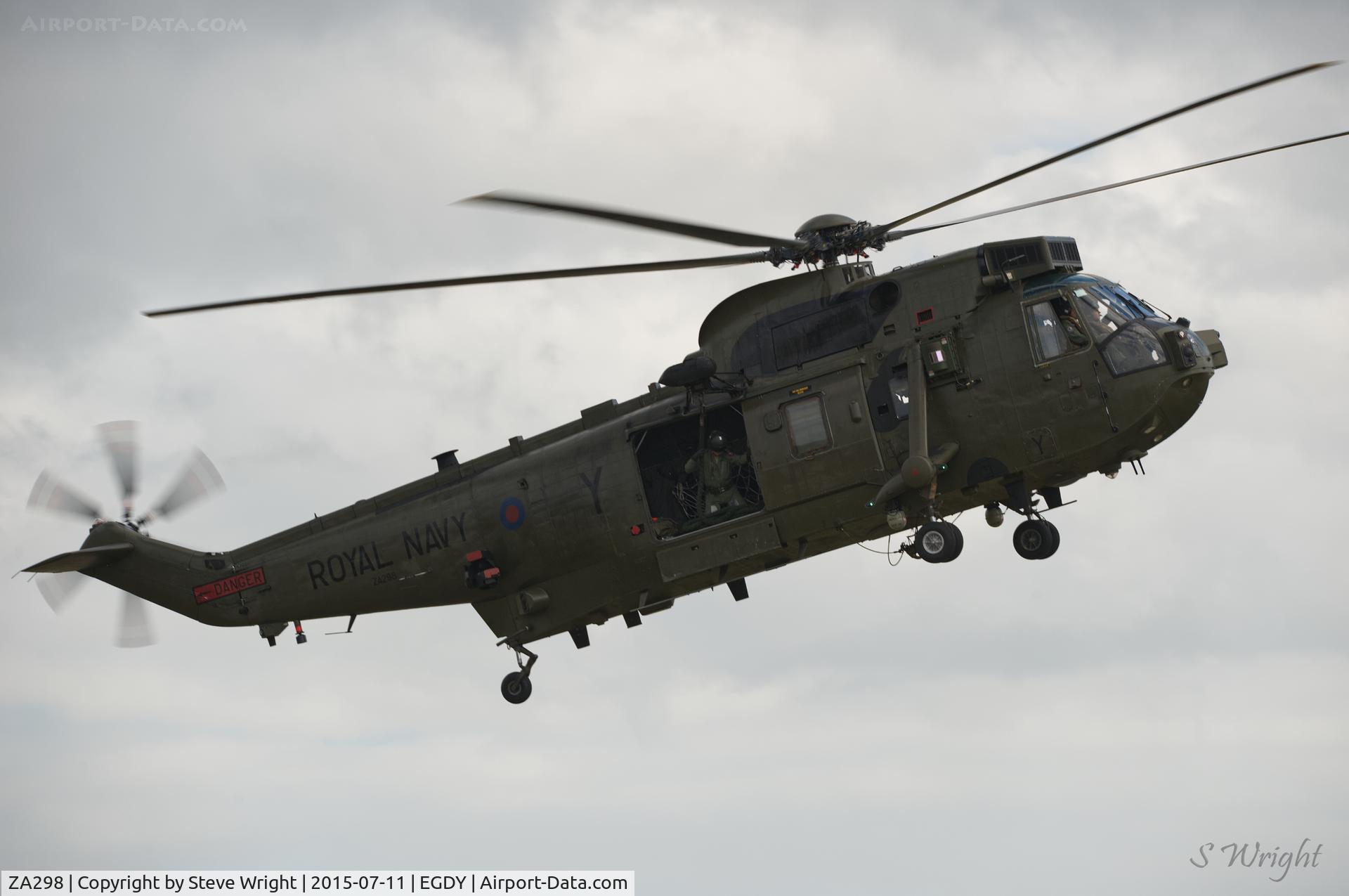 ZA298, 1981 Westland Sea King HC.4 C/N WA912, RNAS Yeovilton Air Day 2015 UK