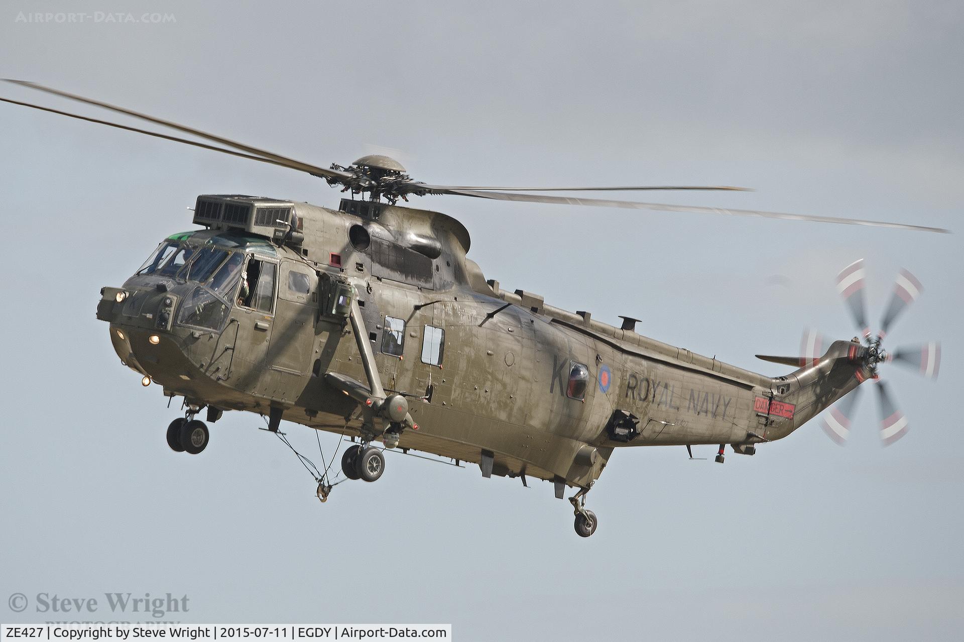 ZE427, 1985 Westland Sea King HC.4 C/N WA954, RNAS Yeovilton Air Day 2015 UK
