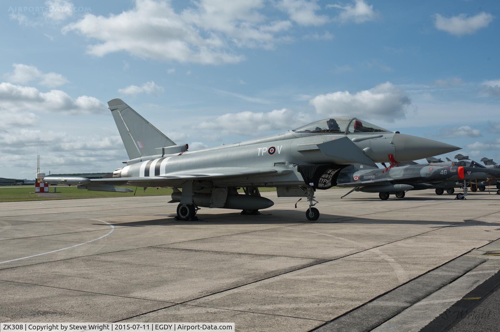 ZK308, 2009 Eurofighter EF-2000 Typhoon FGR4 C/N BS059, RNAS Yeovilton Air Day 2015 UK