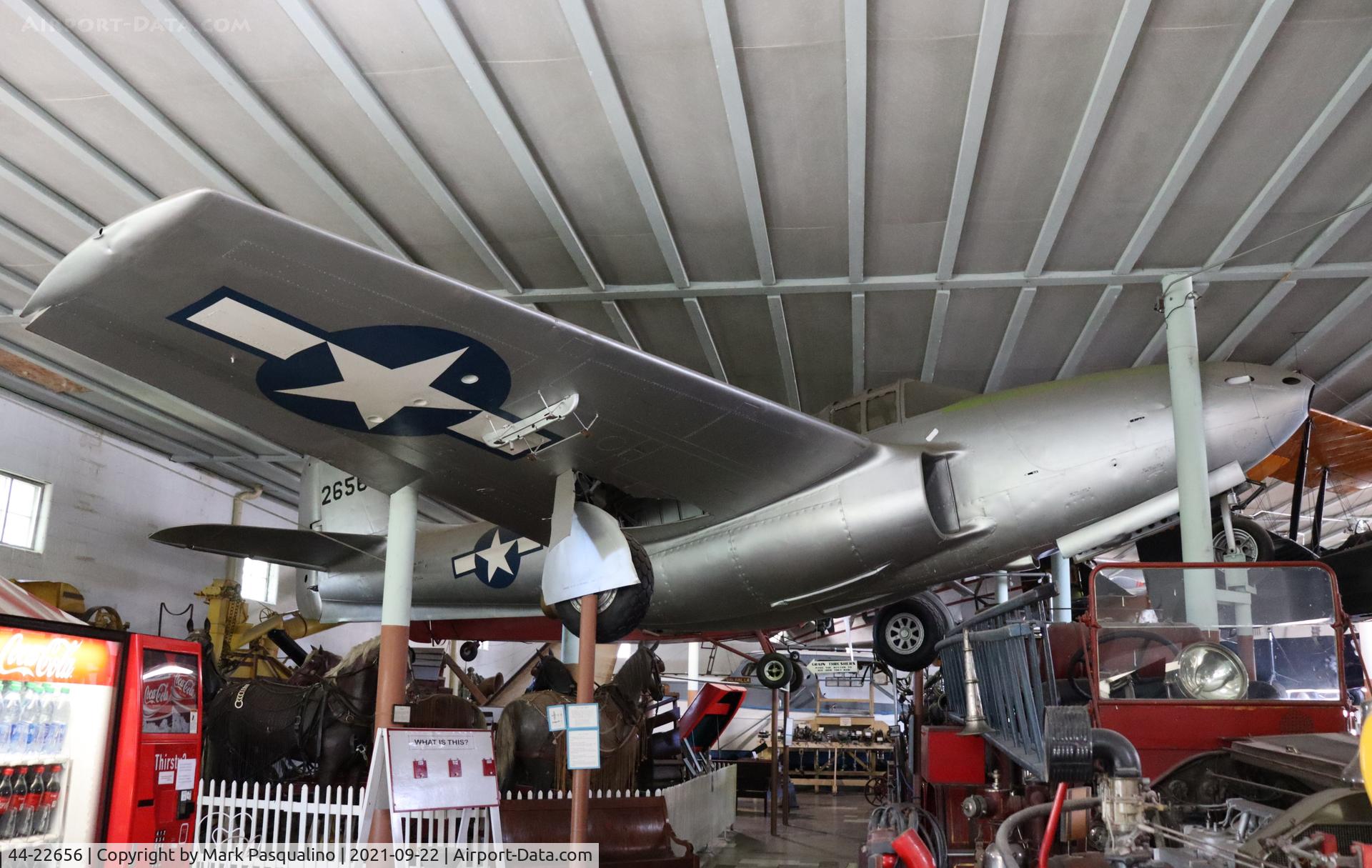 44-22656, 1944 Bell P-59B-1-BE C/N XXXX, Bell P-59B Located at Pioneer Village Minden, Nebraska