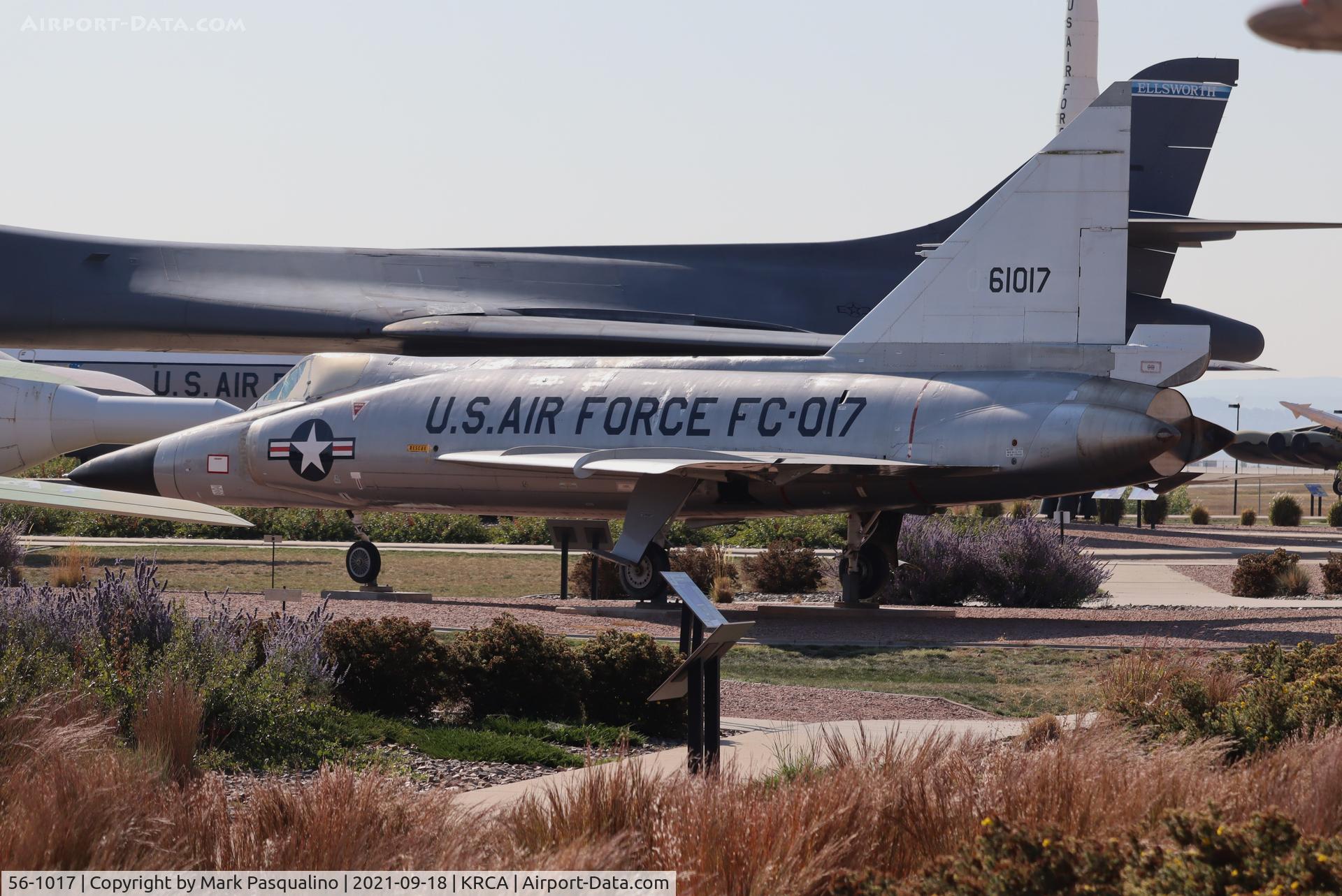 56-1017, 1956 Convair F-102A Delta Dagger C/N Not found, Convair F-102A