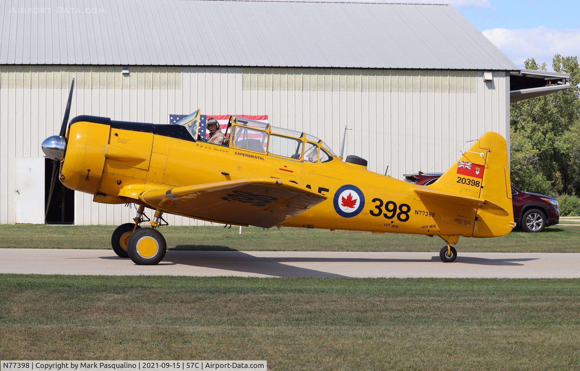 N77398, 1952 Canadian Car & Foundry Harvard MK IV C/N CCF4-189, Harvard MK IV