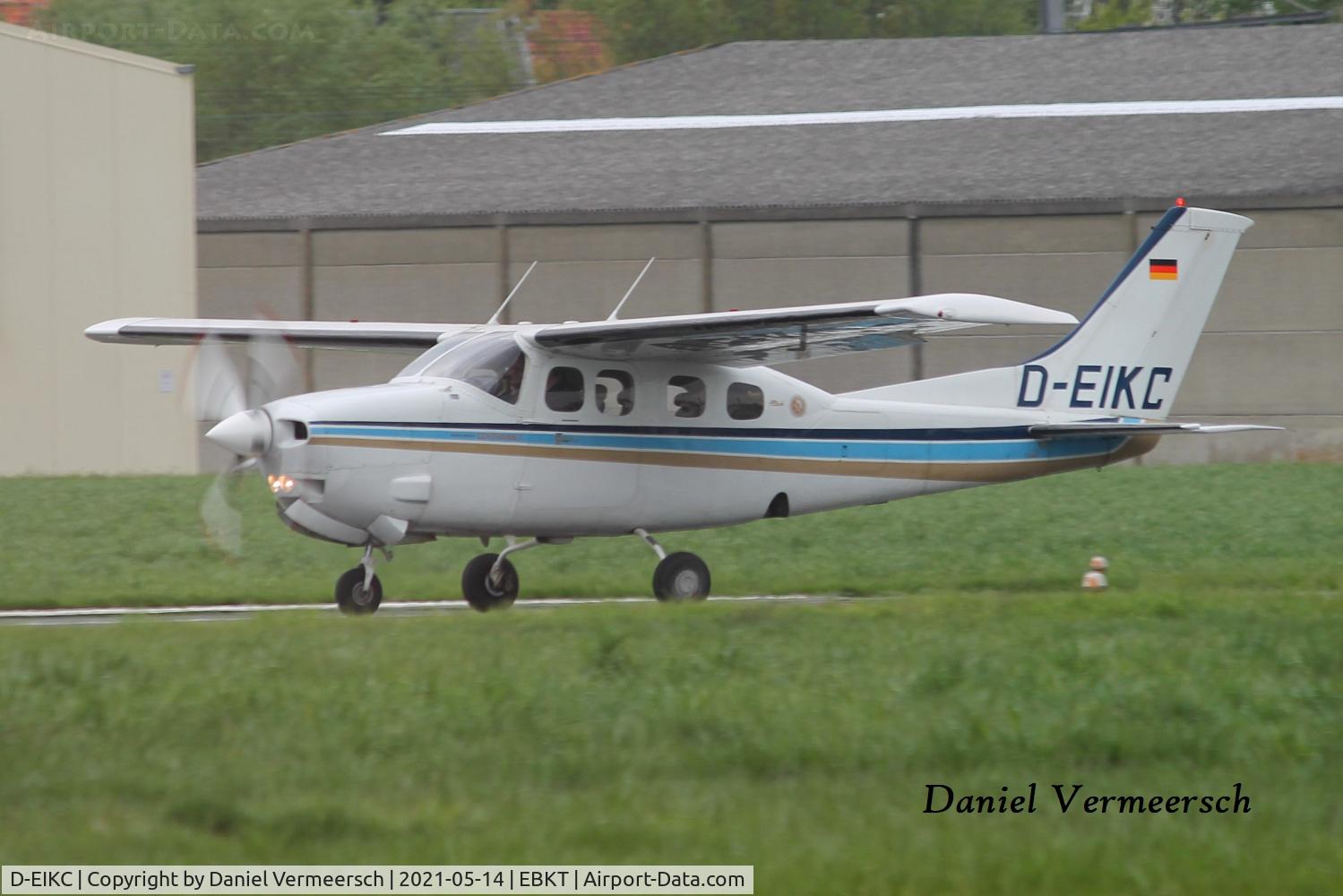 D-EIKC, Cessna P210N Pressurised Centurion C/N P21000554, At Kortrijk Airport.