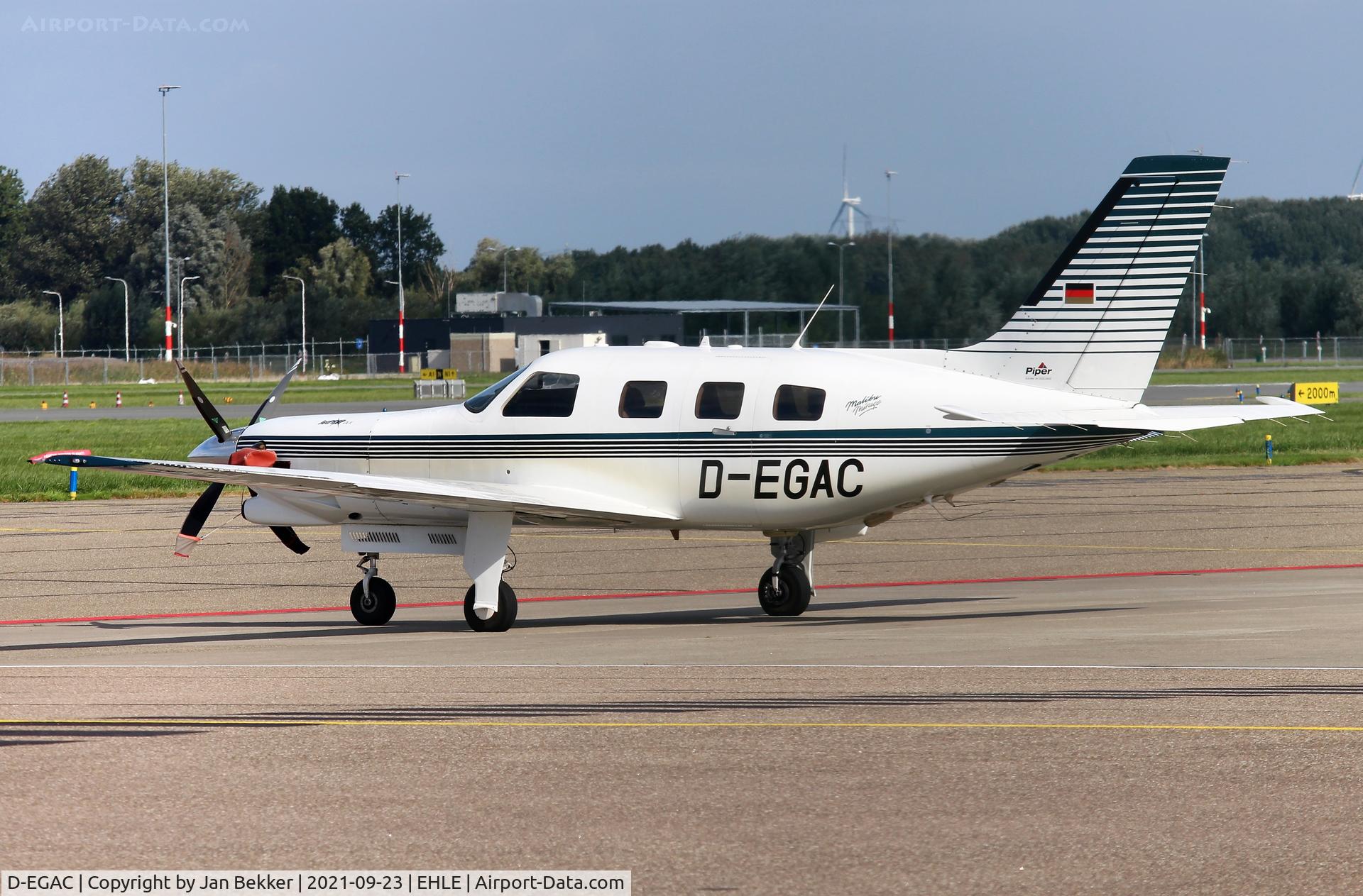 D-EGAC, Piper PA-46-350P Malibu Mirage C/N 46-36305, Lelystad Airport