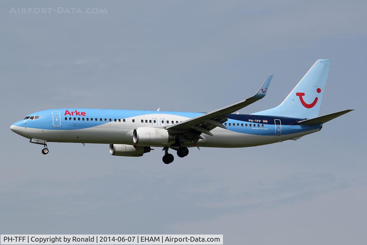 PH-TFF, 2007 Boeing 737-86N C/N 35220, at spl
