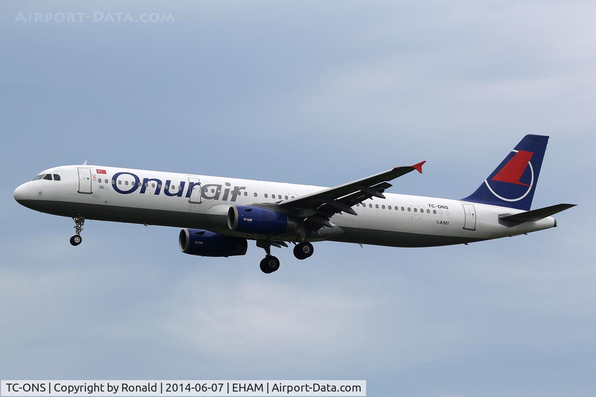 TC-ONS, 1993 Airbus A321-131 C/N 364, at spl