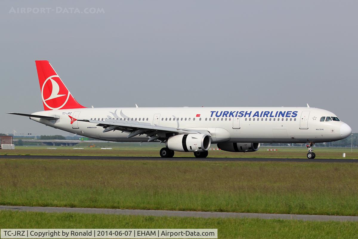 TC-JRZ, 2012 Airbus A321-231 C/N 5118, at spl