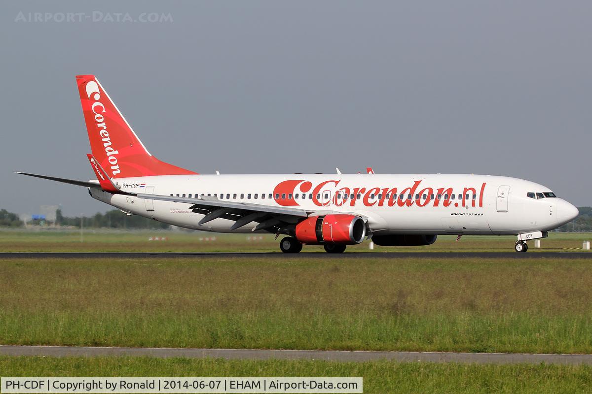 PH-CDF, 1999 Boeing 737-804 C/N 28227, at spl