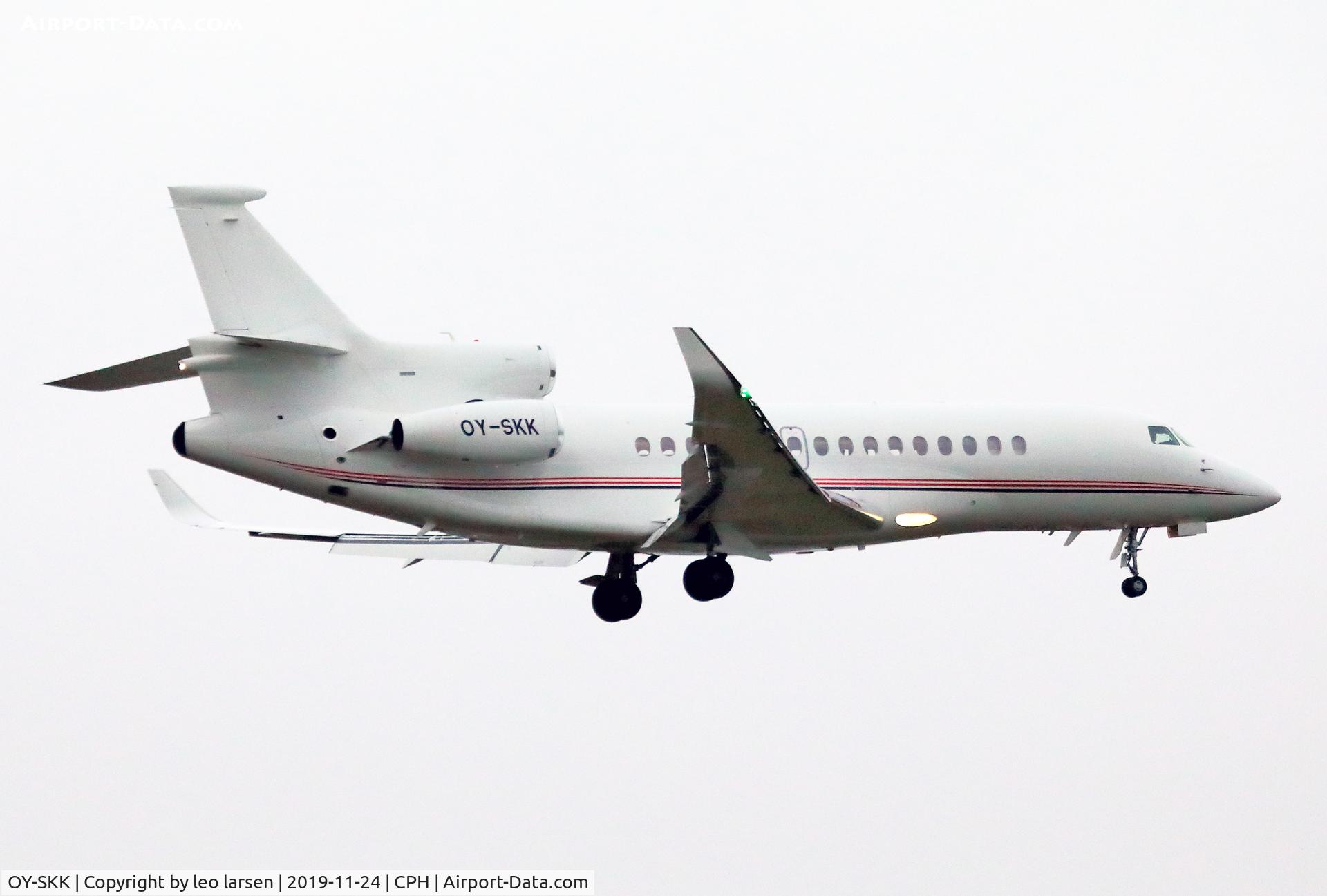 OY-SKK, 2017 Dassault Falcon 8X C/N 417, Copenhagen 24.11.2019