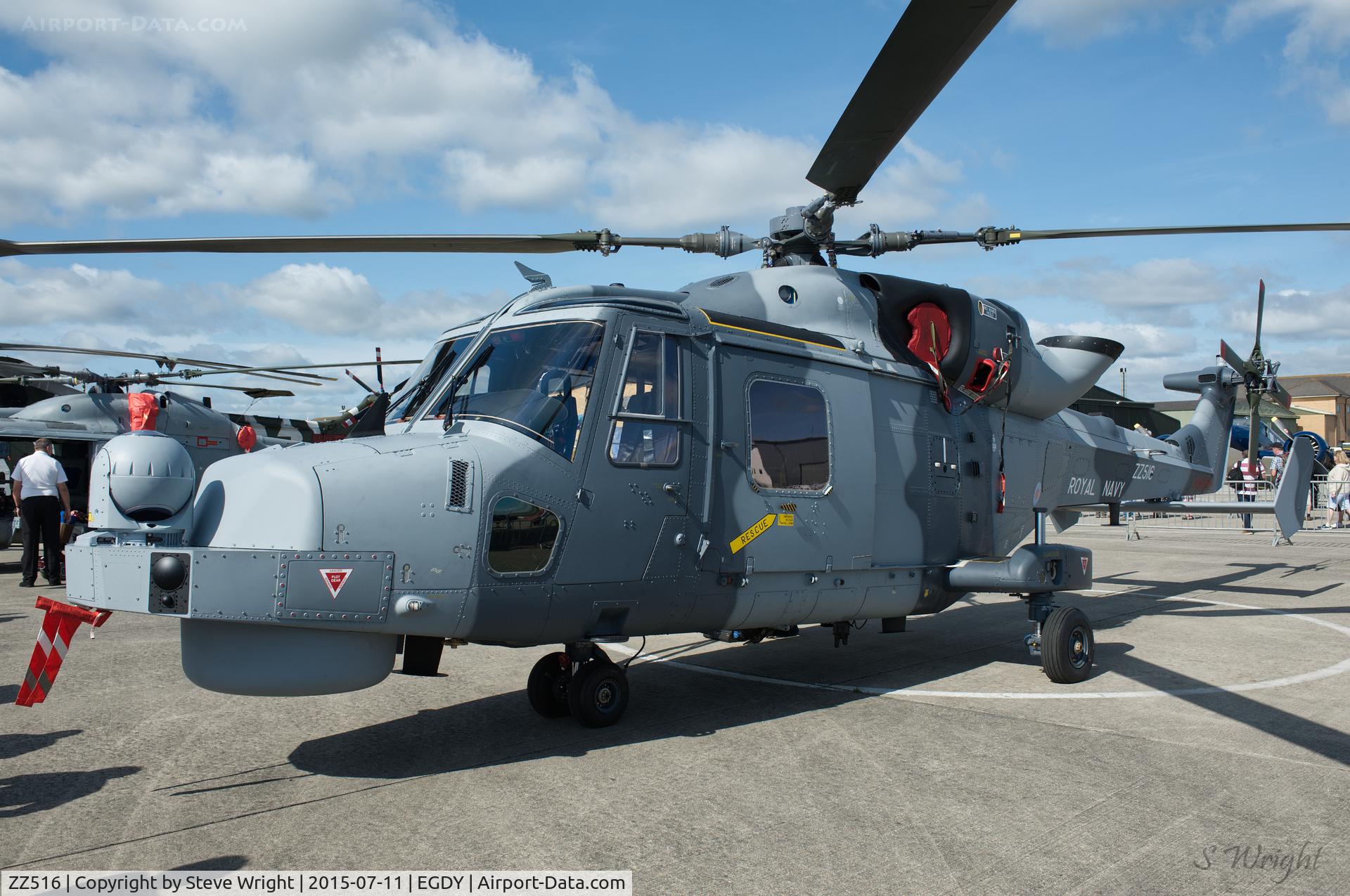 ZZ516, 2015 AgustaWestland AW-159 Wildcat HMA.2 C/N 521, RNAS Yeovilton Air Day 2015 UK