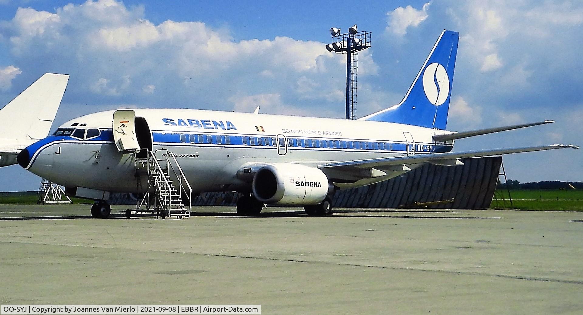 OO-SYJ, 1992 Boeing 737-529 C/N 26537, Slide scan