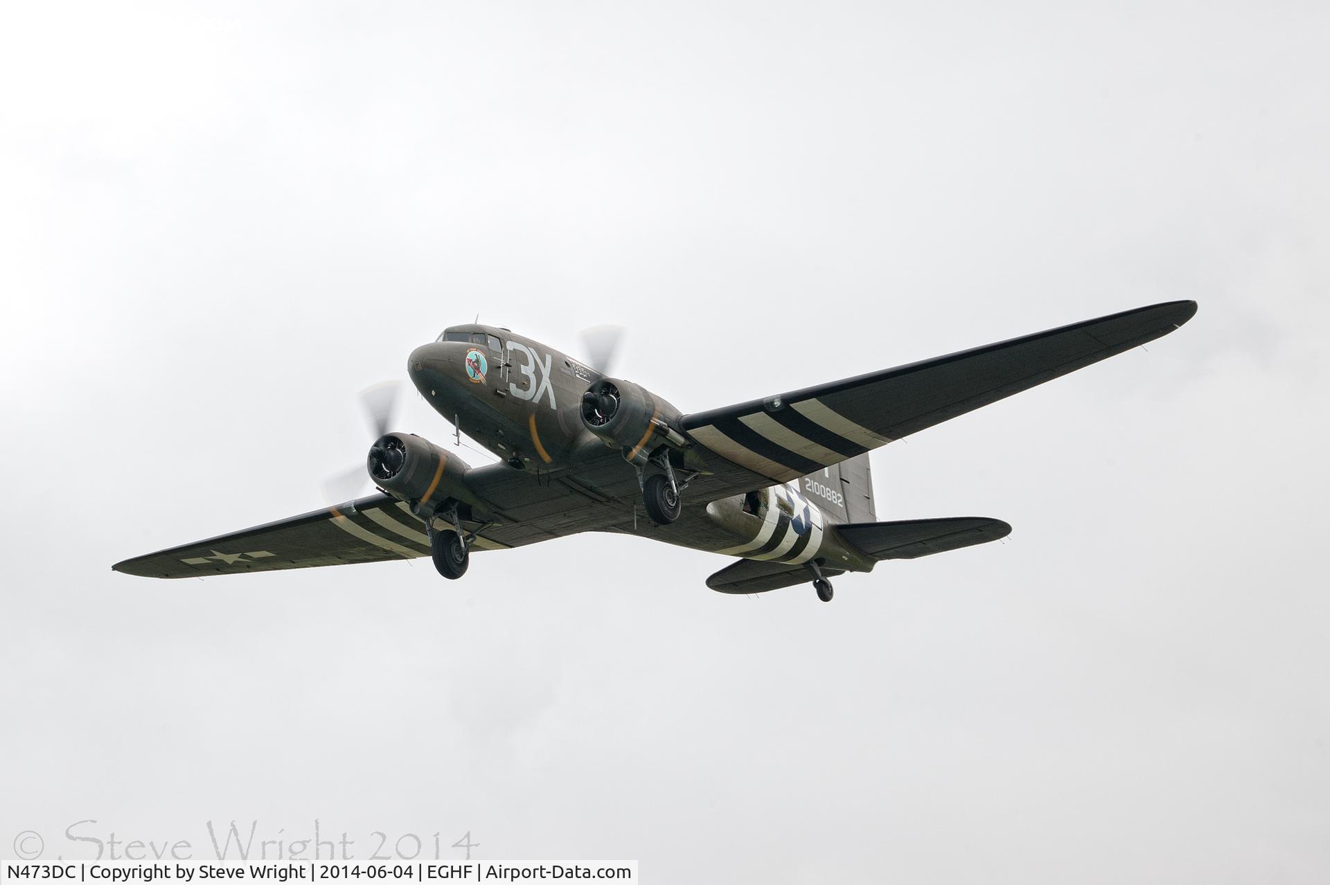 N473DC, 1942 Douglas DC3C (C-47A) C/N 19345, D-Day 70th Anniversary, Lee on the Solent UK
