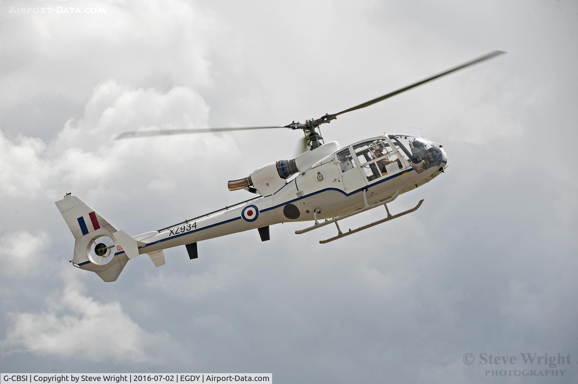 G-CBSI, 1978 Westland SA-341D Gazelle HT3 C/N WA1736, RNAS Yeovilton Air Day 2016 UK