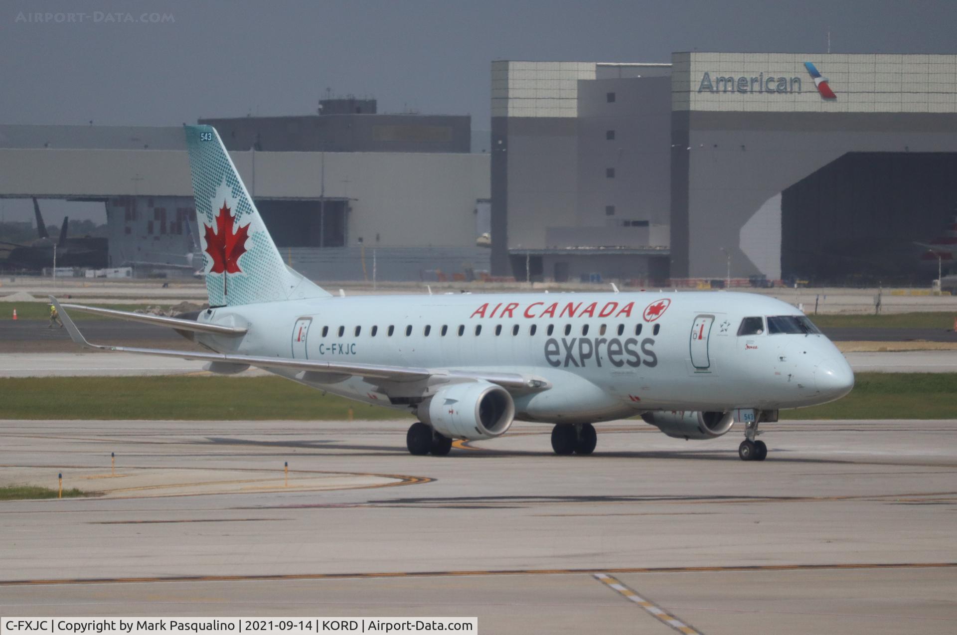 C-FXJC, 2009 Embraer 175LR (ERJ-170-200LR) C/N 17000287, ERJ-170-200LR