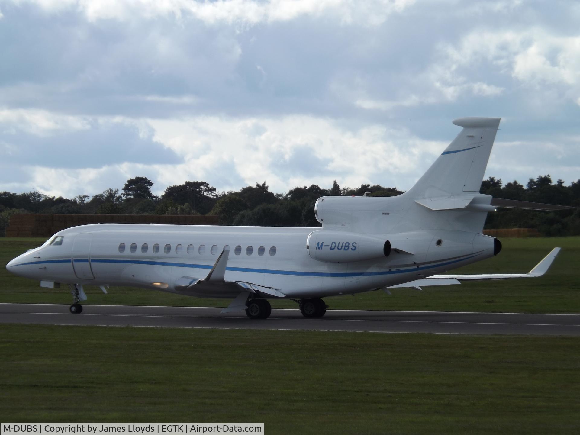 M-DUBS, 2015 Dassault Falcon 7X C/N 255, At Oxford Airport