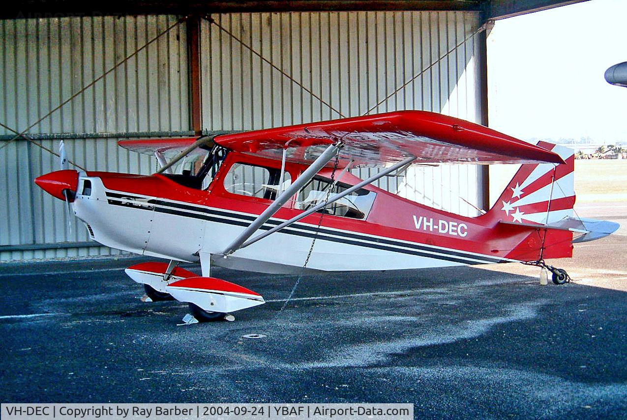 VH-DEC, 1978 American Champion 8KCAB Decathlon C/N 454-78, VH-DEC   American Champion 8KCAB Decathlon [454-78] Brisbane-Archerfield~VH 24/09/2004