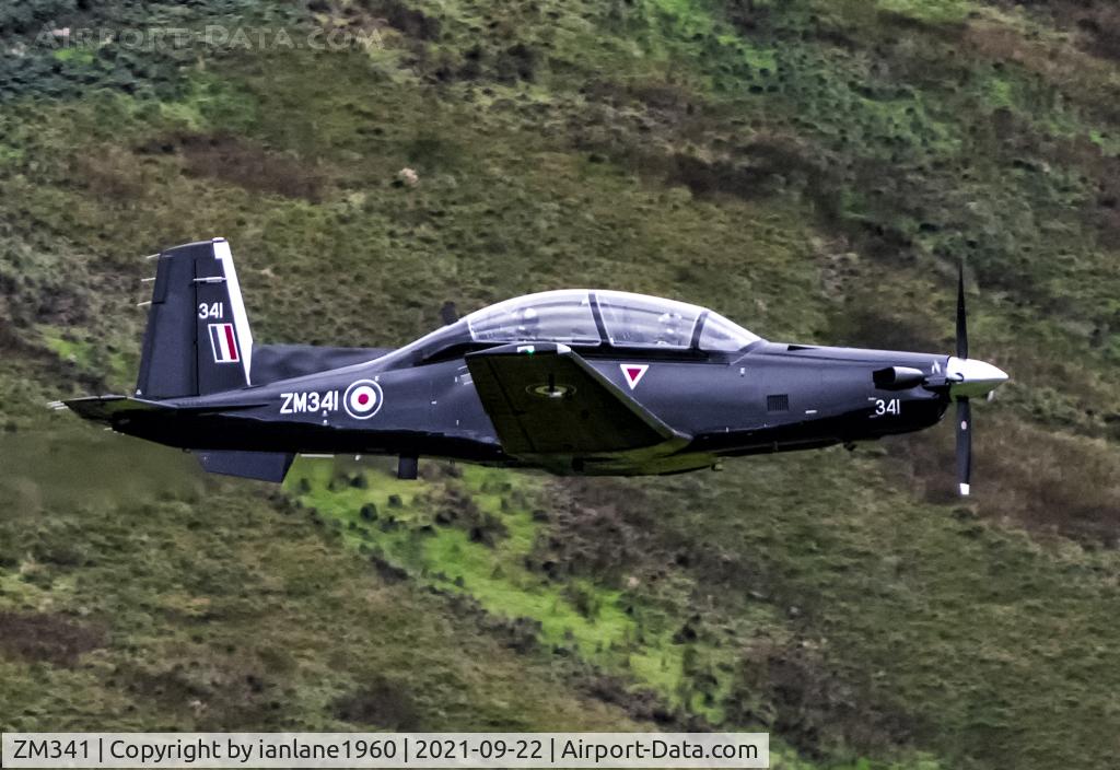 ZM341, 2020 Beechcraft T-6C Texan T.1 C/N PM-138, Mach Loop