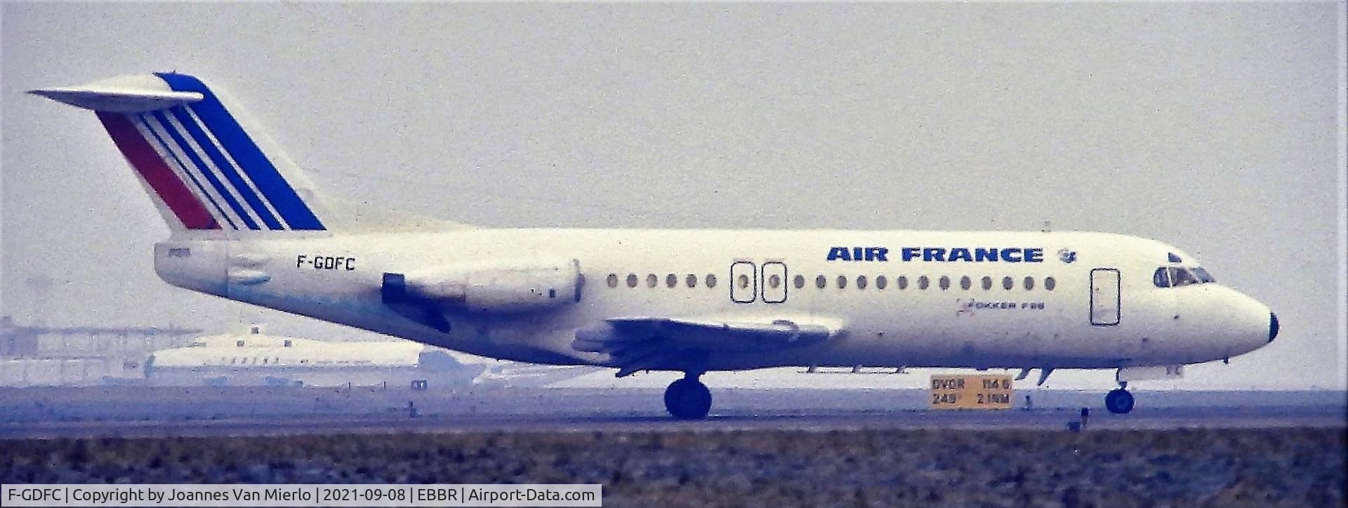 F-GDFC, 1978 Fokker F-28-4000 Fellowship C/N 11133, Slide scan