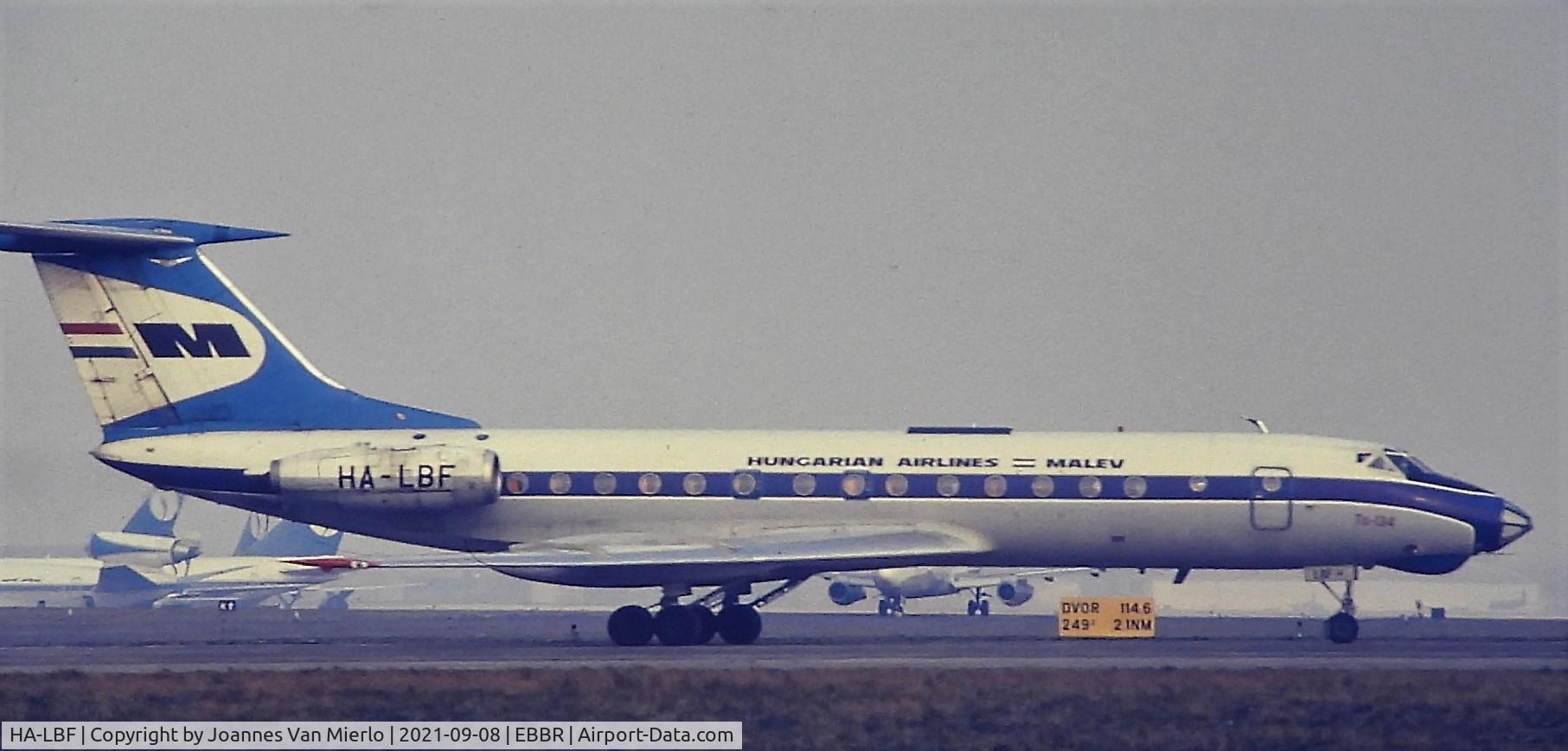 HA-LBF, 1970 Tupolev Tu-134 C/N 0350923, Slide scan
