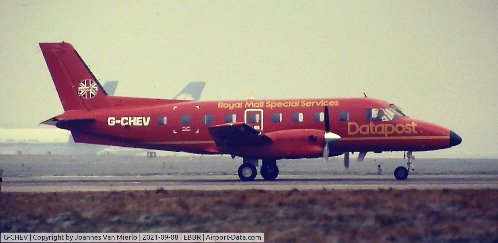 G-CHEV, 1978 Embraer EMB-110P2 Bandeirante C/N 110199, Slide scan