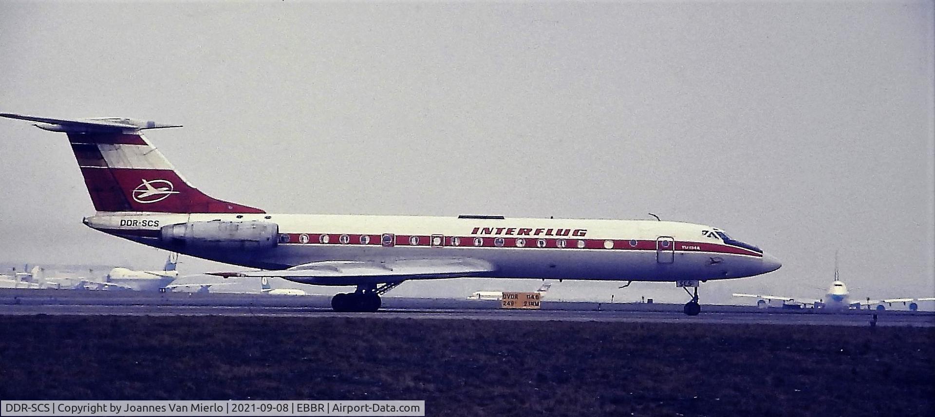 DDR-SCS, Tupolev Tu-134A C/N 2207, Slide scan