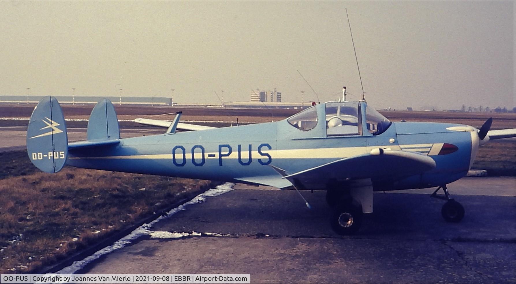 OO-PUS, 1947 Erco 415D Ercoupe C/N 4577, Slide scan