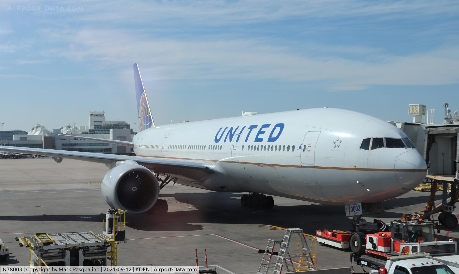 N78003, 1998 Boeing 777-224 C/N 27579, Boeing 777-224