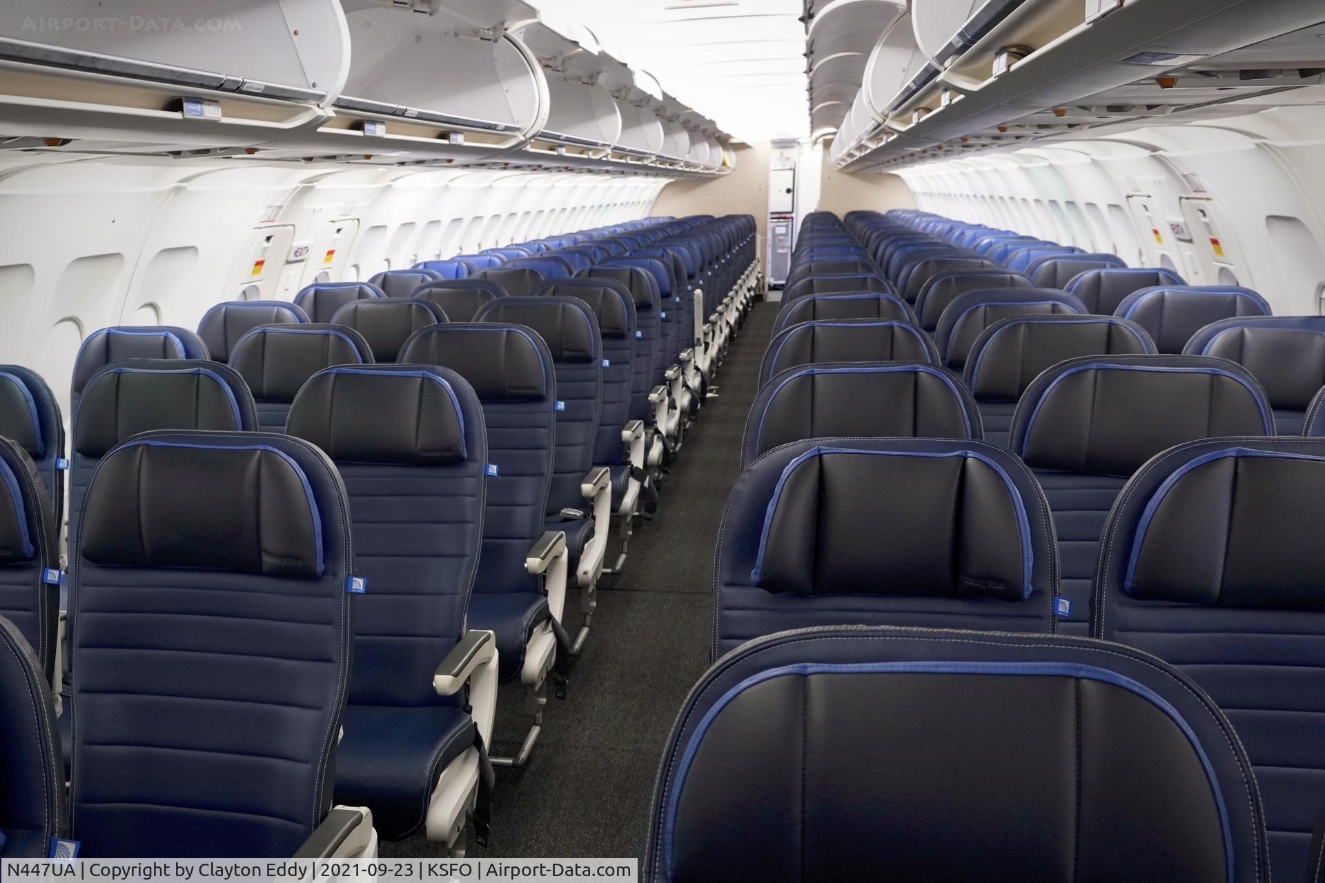 N447UA, 1998 Airbus A320-232 C/N 836, SFO 2021.