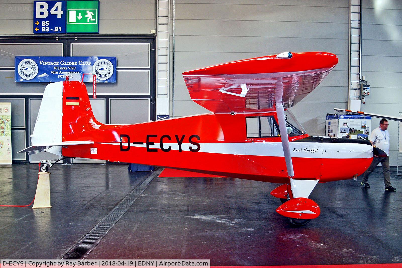 D-ECYS, 1960 Scheibe SF-23C Sperling C/N 3500, D-ECYS   Scheibe SF-23C Sperling [3500] Friedrichshafen~D 19/04/2018