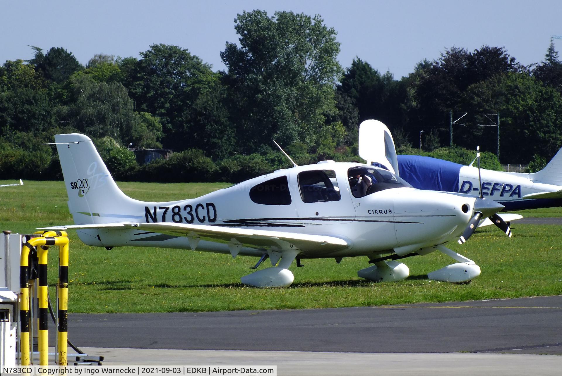 N783CD, 2005 Cirrus SR20 C/N 1573, Cirrus SR20 GTS at Bonn-Hangelar airfield during the Grumman Fly-in 2021