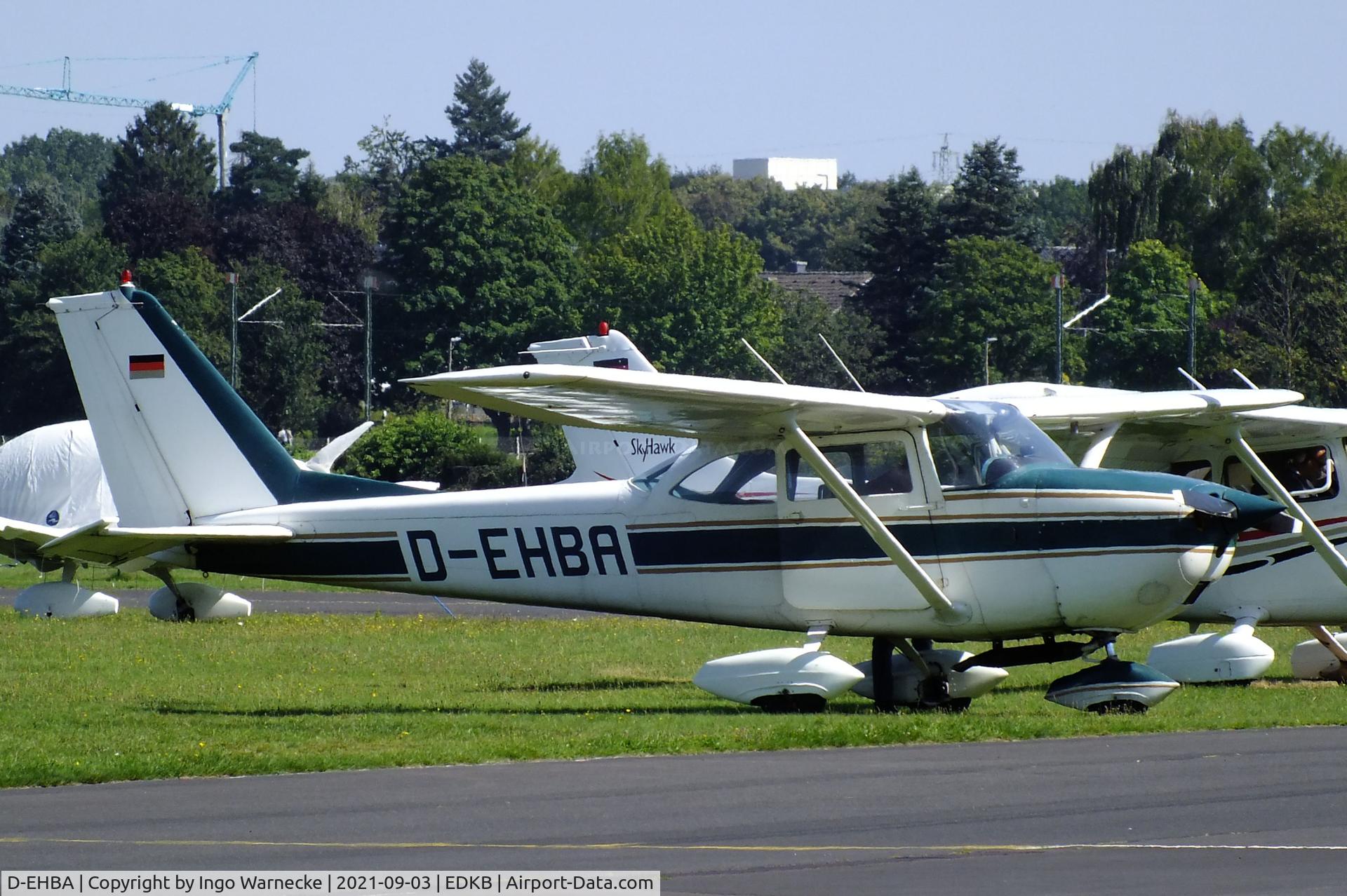D-EHBA, Reims F172G C/N F17200319, Cessna (Reims) F172G Skyhawk at Bonn-Hangelar airfield during the Grumman Fly-in 2021