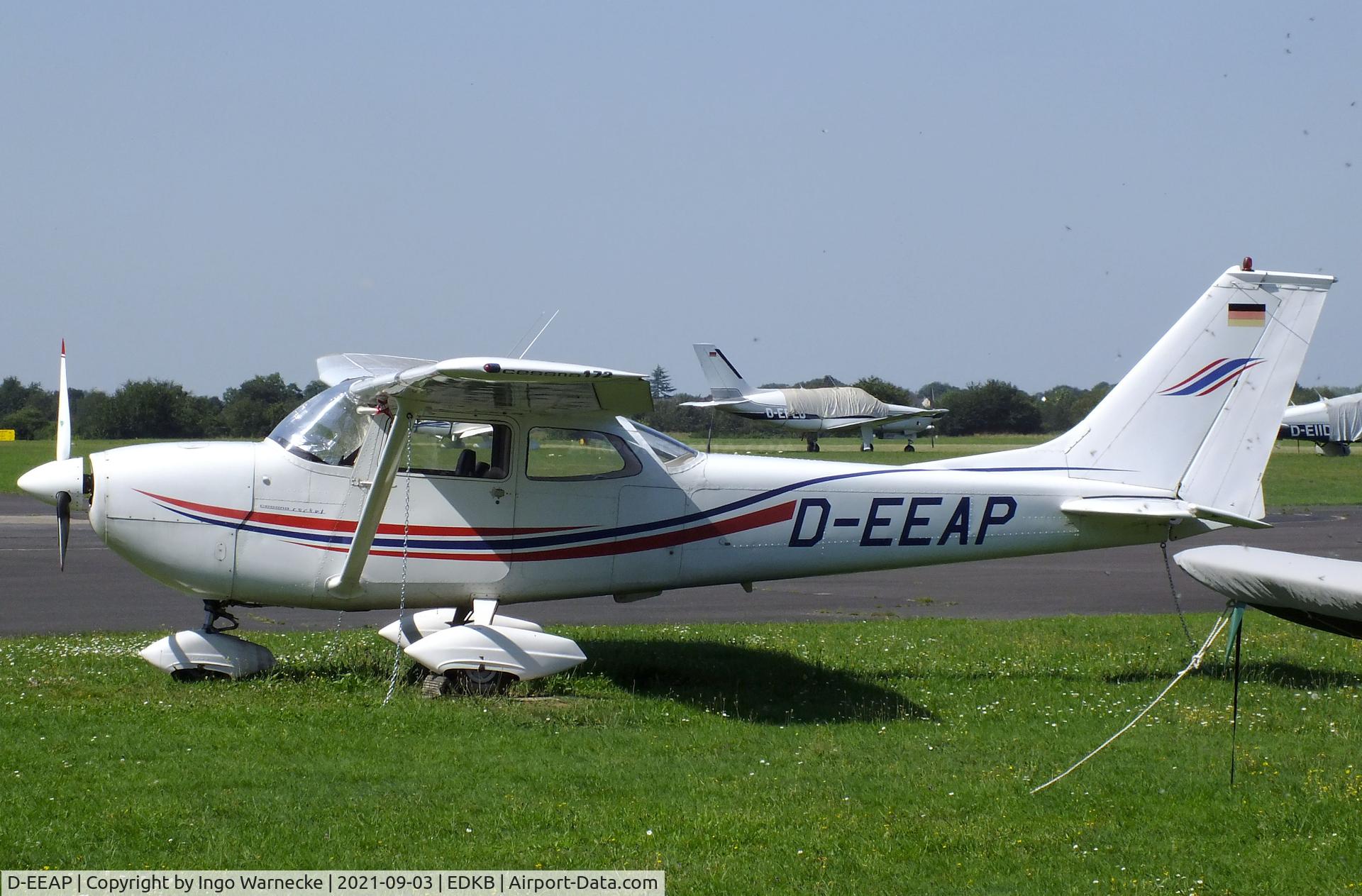 D-EEAP, 1969 Reims FR172F Reims Rocket C/N 0067, Cessna (Reims) FR172F Reims Rocket at Bonn-Hangelar airfield during the Grumman Fly-in 2021