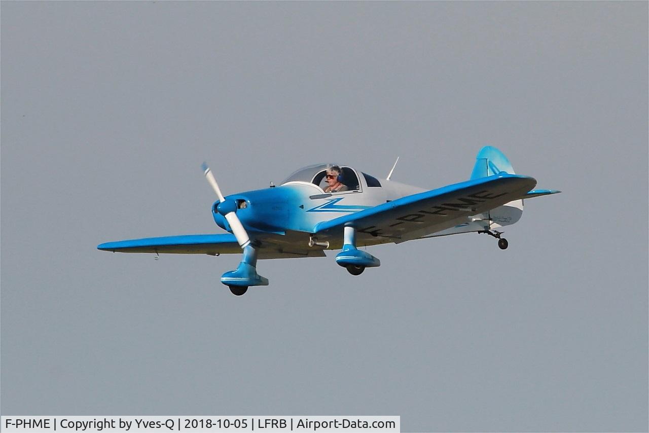 F-PHME, 2002 Nicollier HN-700 Menestrel II C/N 181, Nicollier HN-700 Menestrel II, On final rwy 25L, Brest-Bretagne Airport (LFRB-BES)