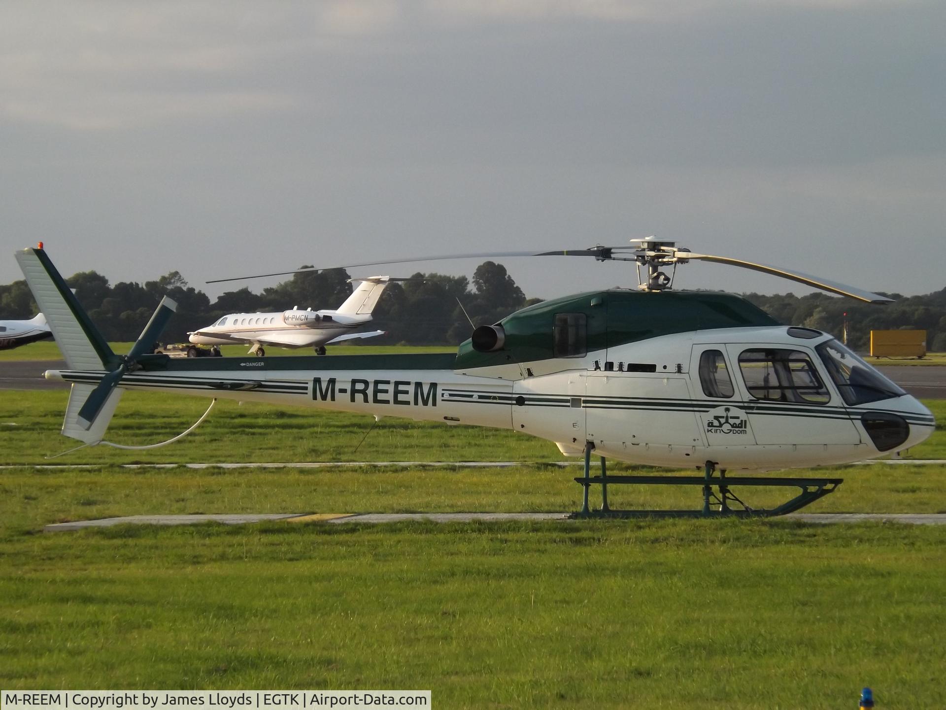 M-REEM, 2007 Eurocopter AS-355NP Ecureuil 2 C/N 5749, Parked up at Oxford Airport.