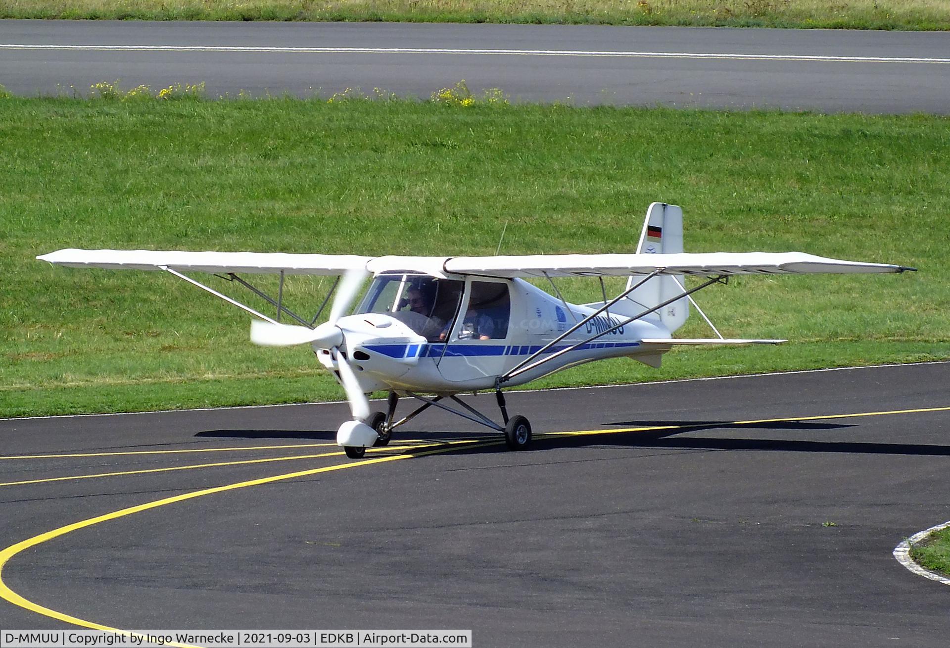 D-MMUU, 1998 Comco Ikarus C42 C/N 9801-6060, Comco Ikarus C42 at Bonn-Hangelar airfield during the Grumman Fly-in 2021