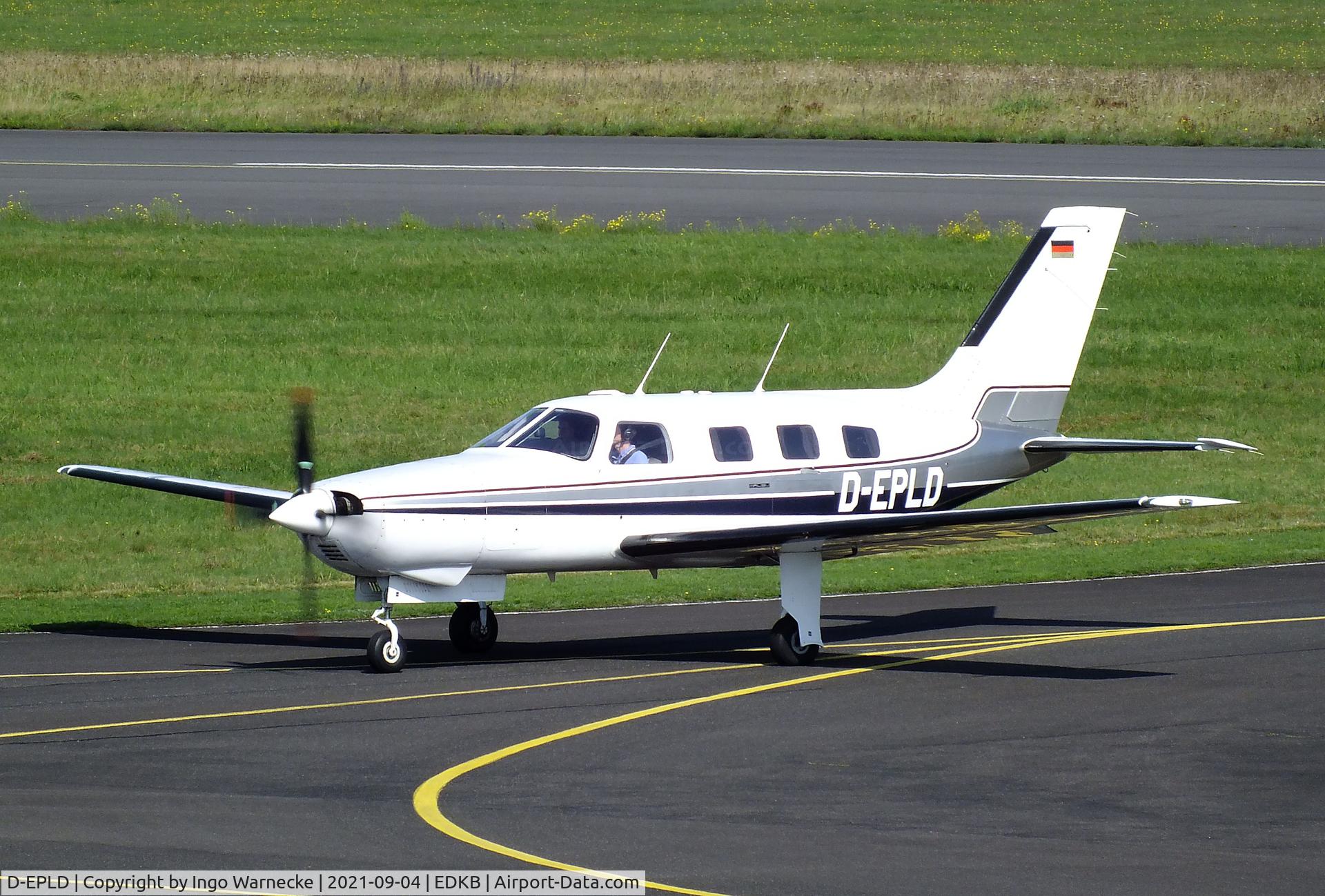 D-EPLD, 1986 Piper PA-46-310P Malibu C/N 46-8608047, Piper PA-46-310P Malibu at Bonn-Hangelar airfield during the Grumman Fly-in 2021