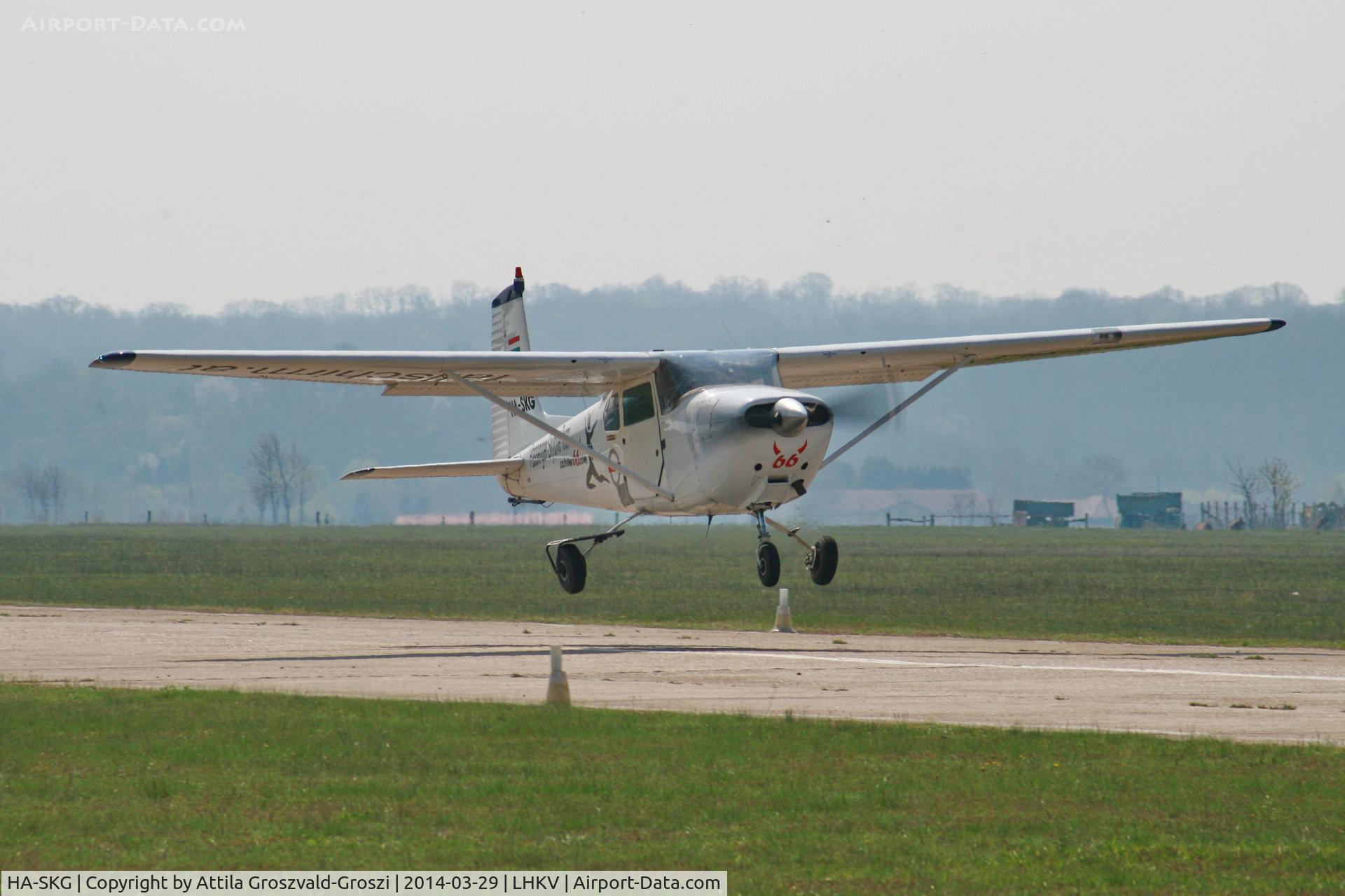 HA-SKG, 1957 Cessna 182A Skylane C/N 34371, LHKV - Kaposújlak Airport, Hungary