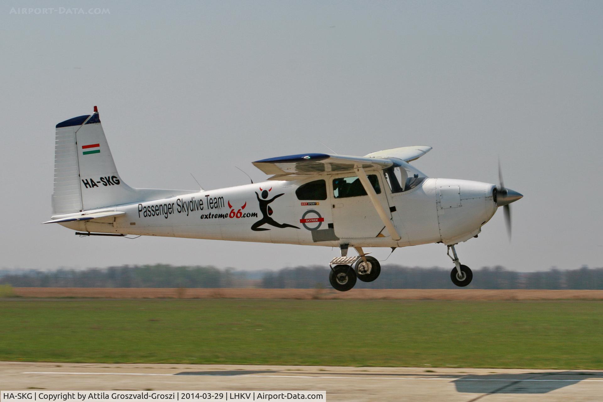 HA-SKG, 1957 Cessna 182A Skylane C/N 34371, LHKV - Kaposújlak Airport, Hungary