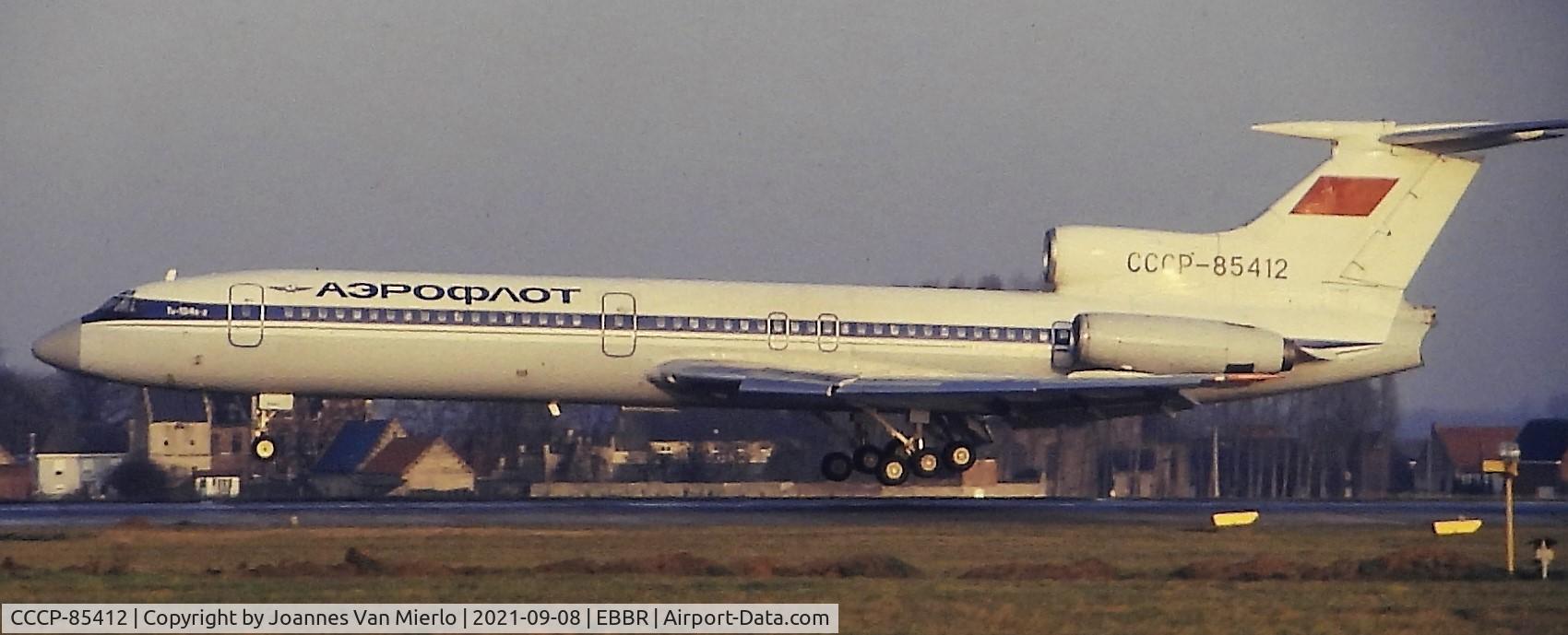 CCCP-85412, 1980 Tupolev Tu-154-B2 C/N 80A412, Slide scan