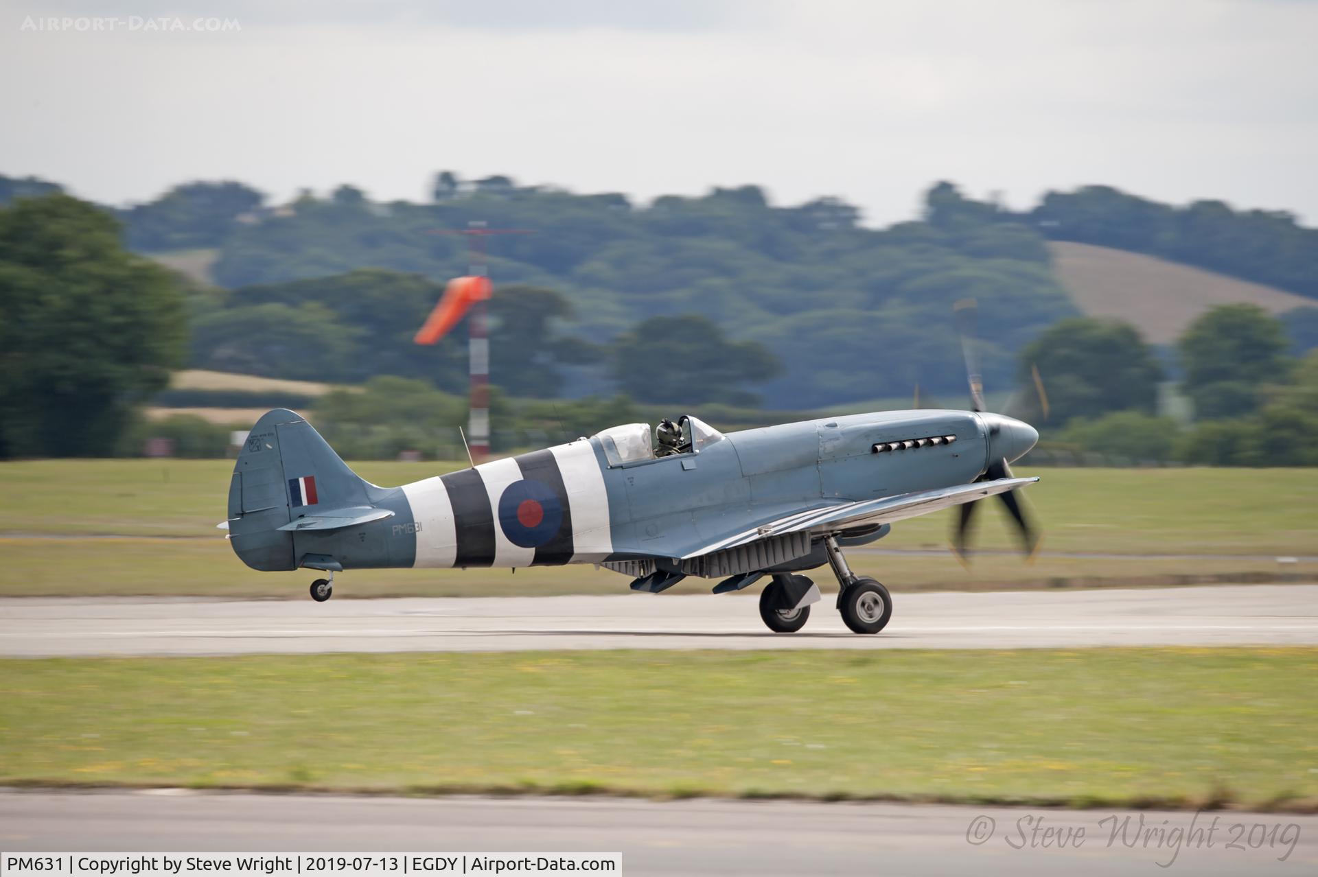 PM631, 1945 Supermarine 389 Spitfire PR.XIX C/N 6S/683528, RNAS Yeovilton Air Day 2019 UK