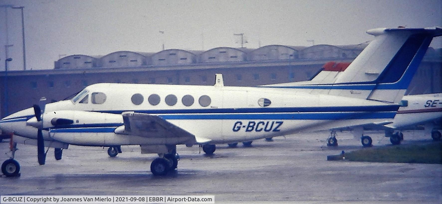 G-BCUZ, 1975 Beech 200 Super King Air C/N BB-55, Slide scan